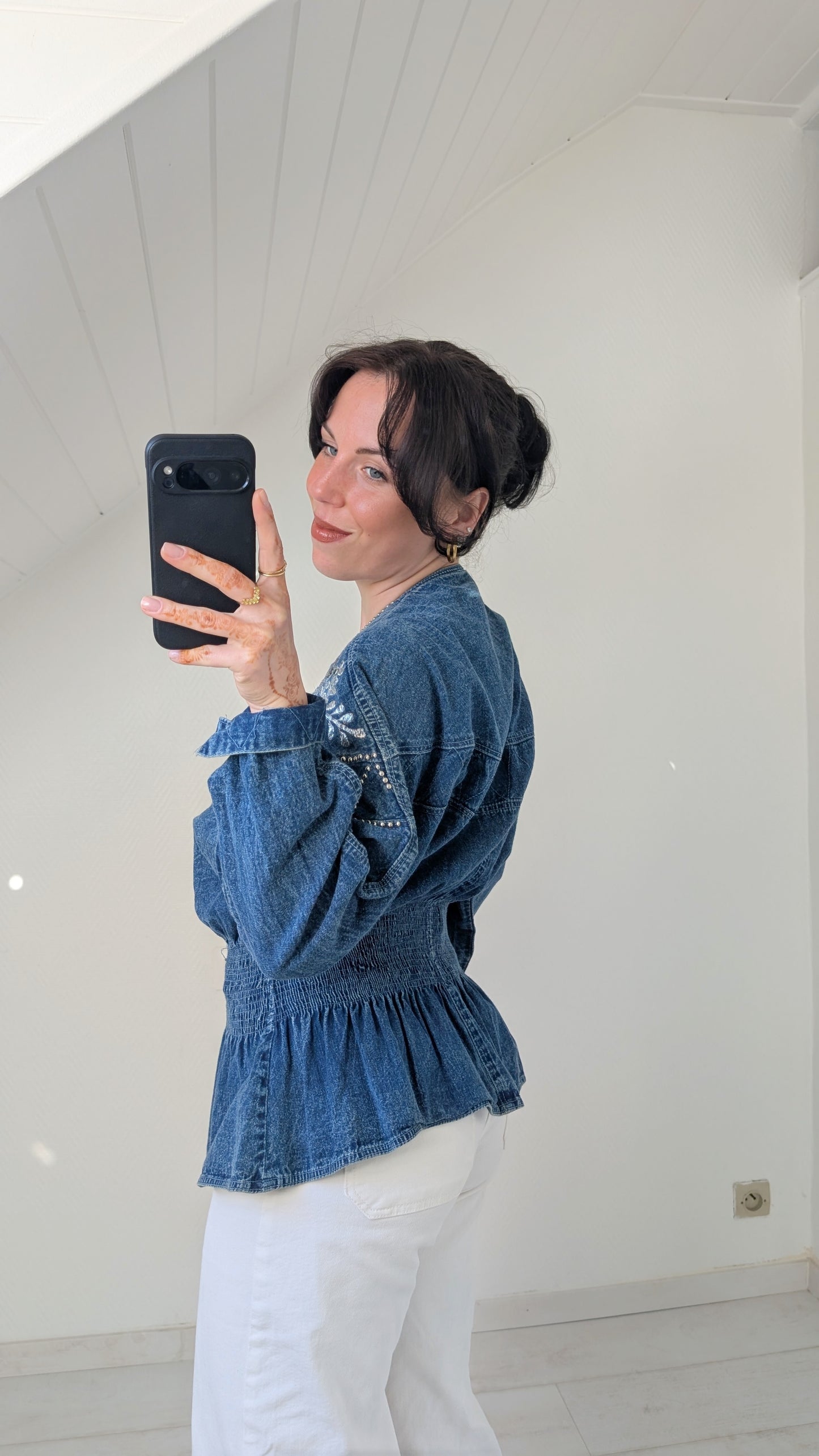 Veste en jeans 80s T40-42