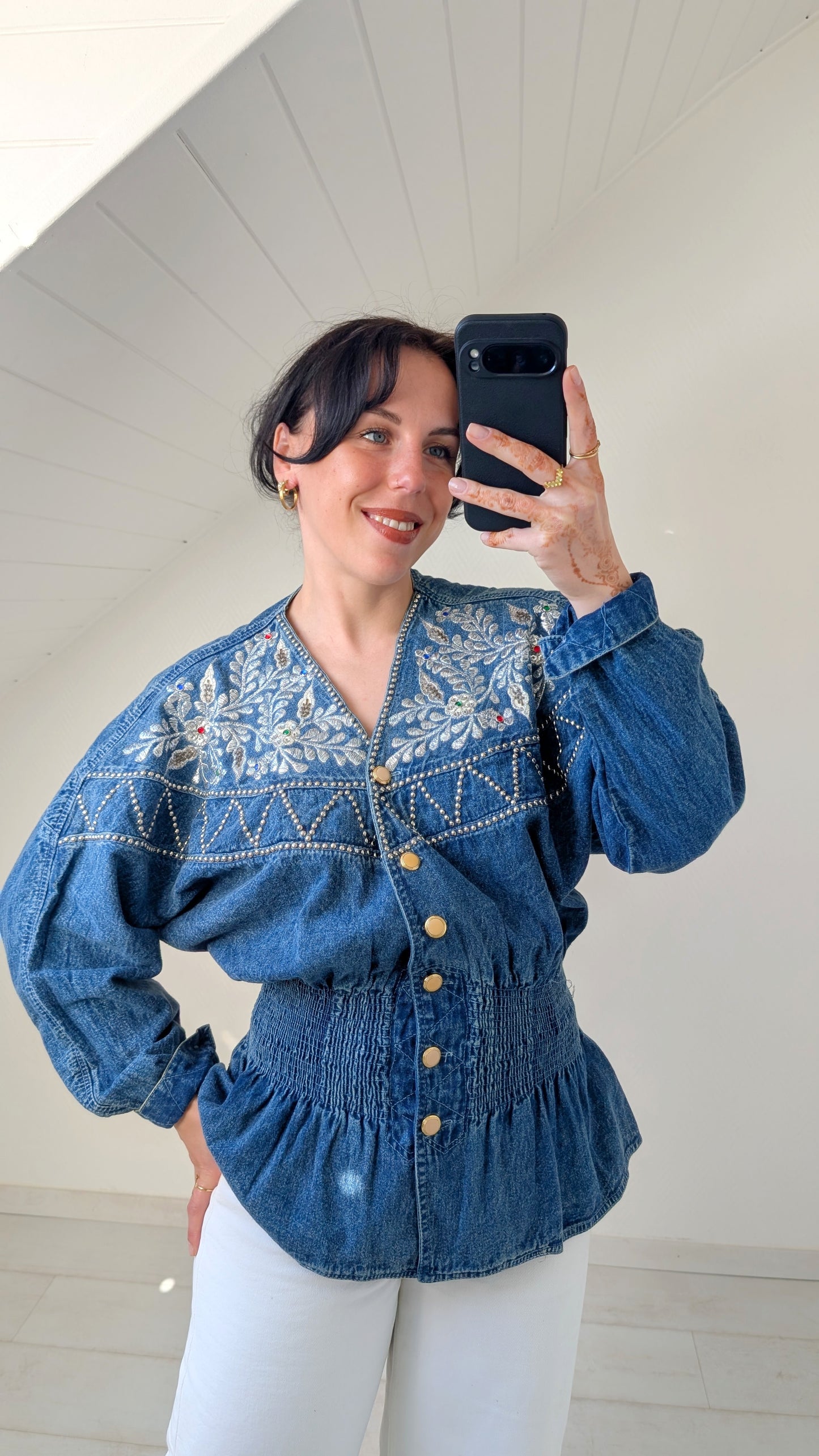Veste en jeans 80s T40-42