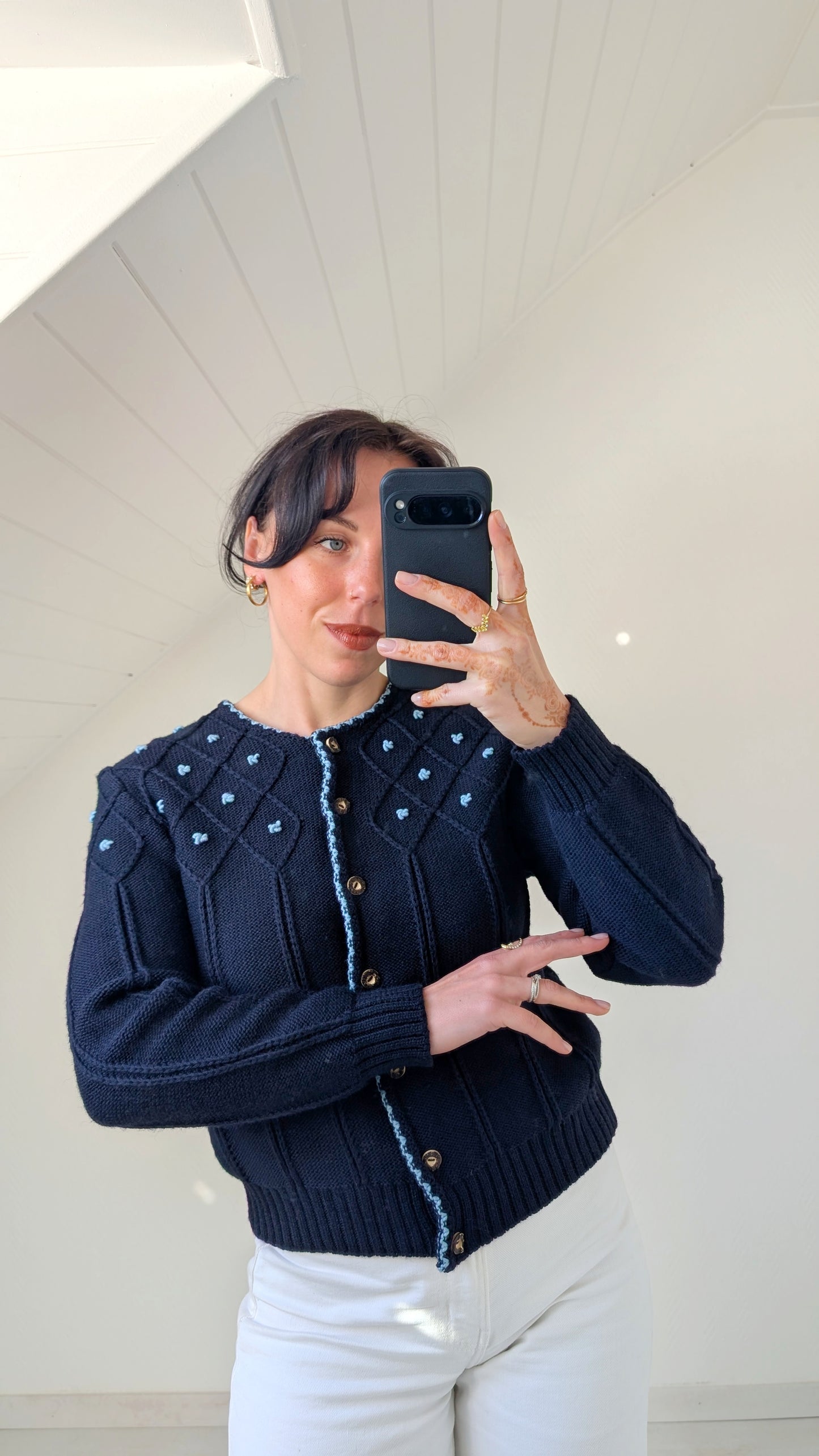 Cardigan autrichien pure laine T36