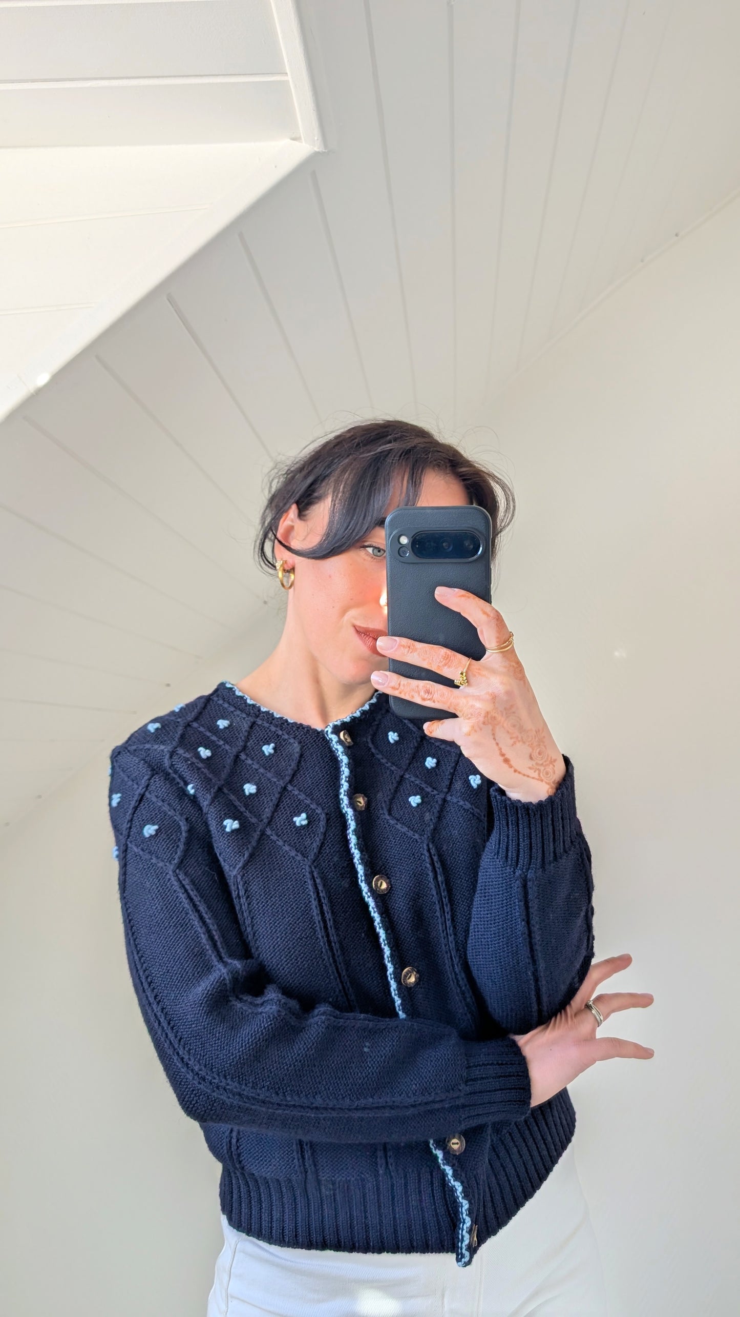 Cardigan autrichien pure laine T36