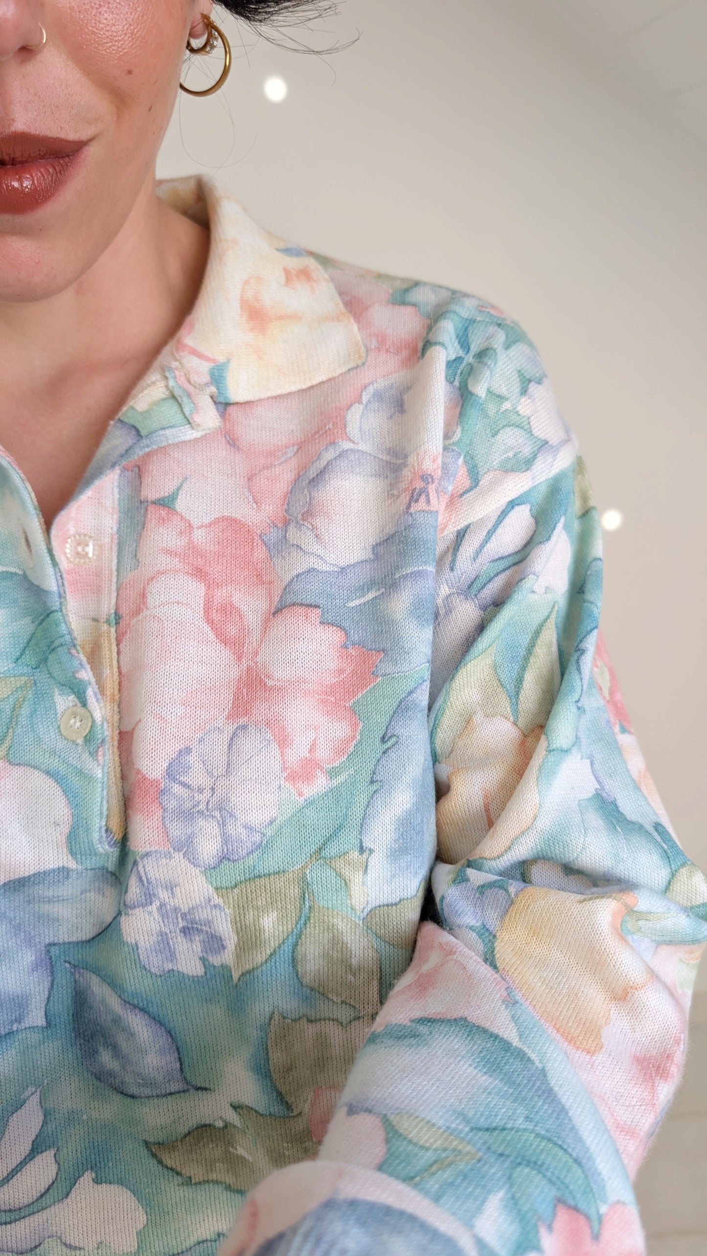 Pull fleuri T40-42