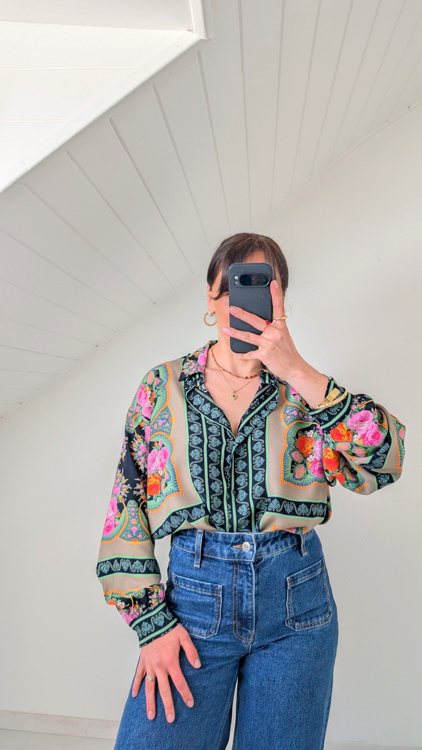 Blouse viscose 80s du 34 au 44