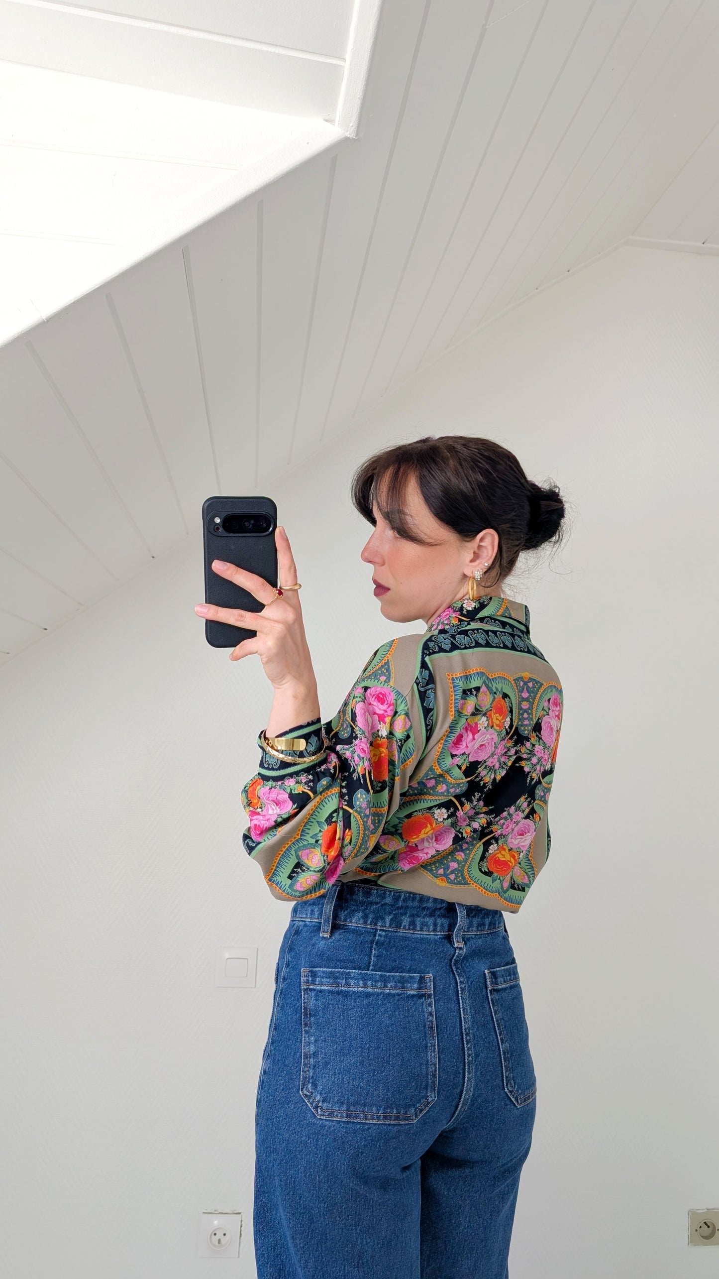 Blouse viscose 80s du 34 au 44