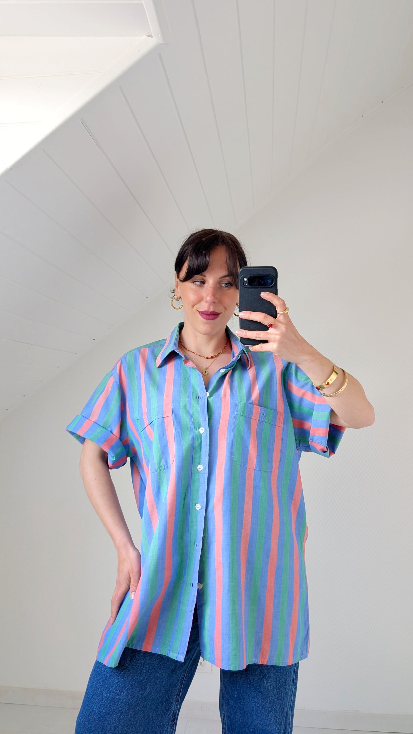Chemise rayée coton du 34 au 44