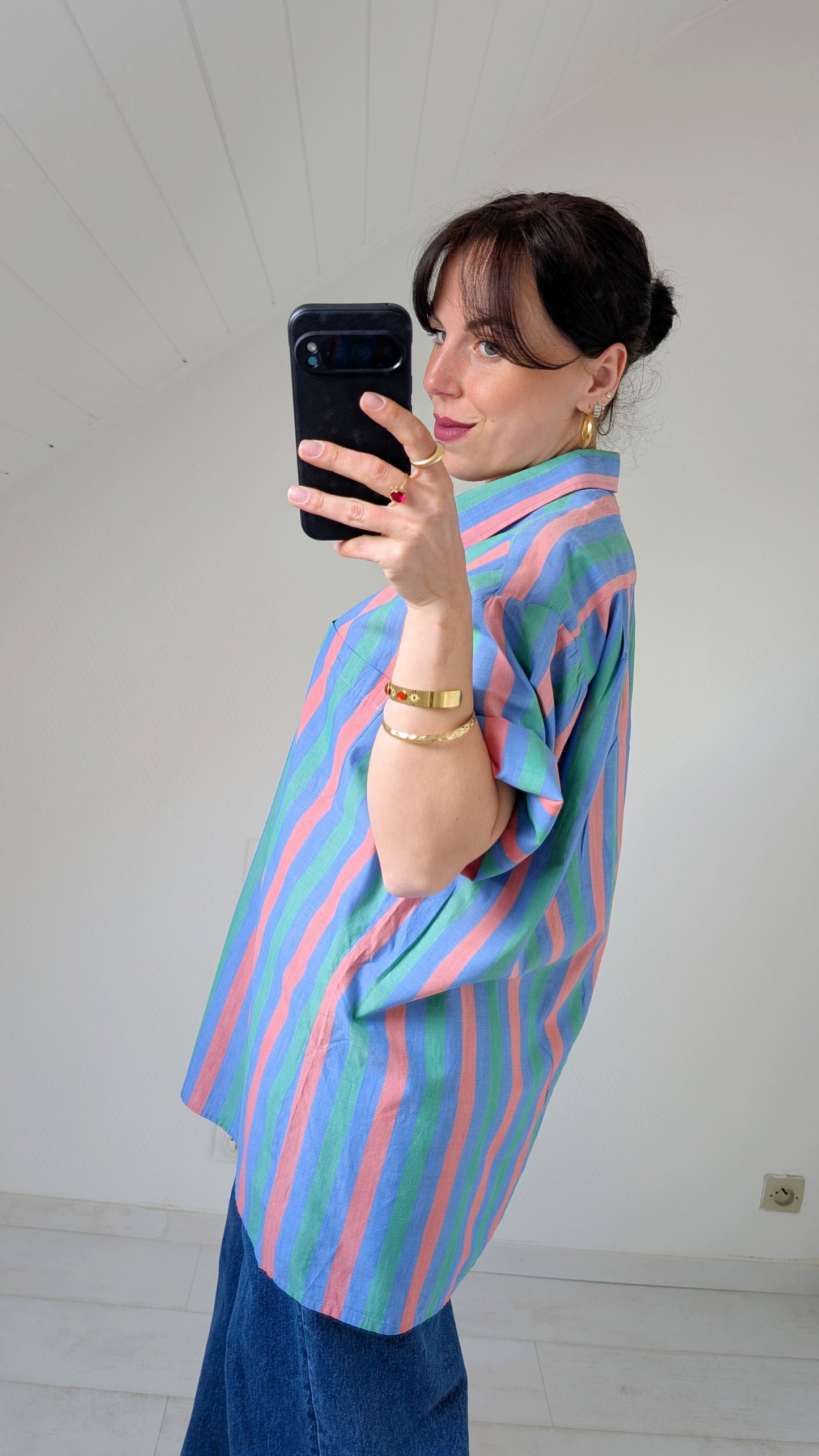 Chemise rayée coton du 34 au 44
