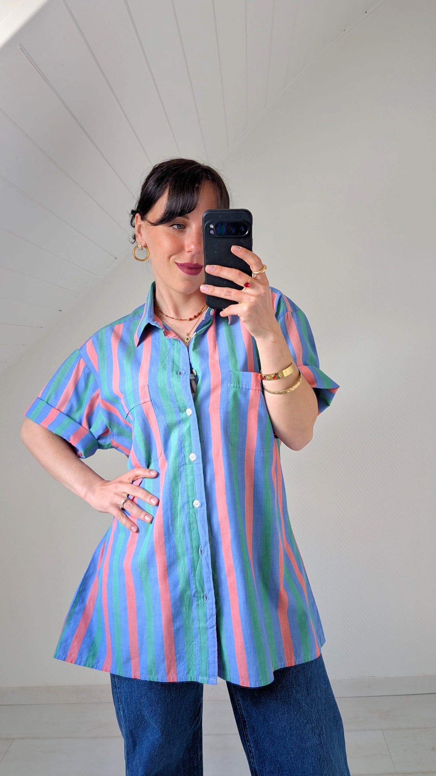 Chemise rayée coton du 34 au 44