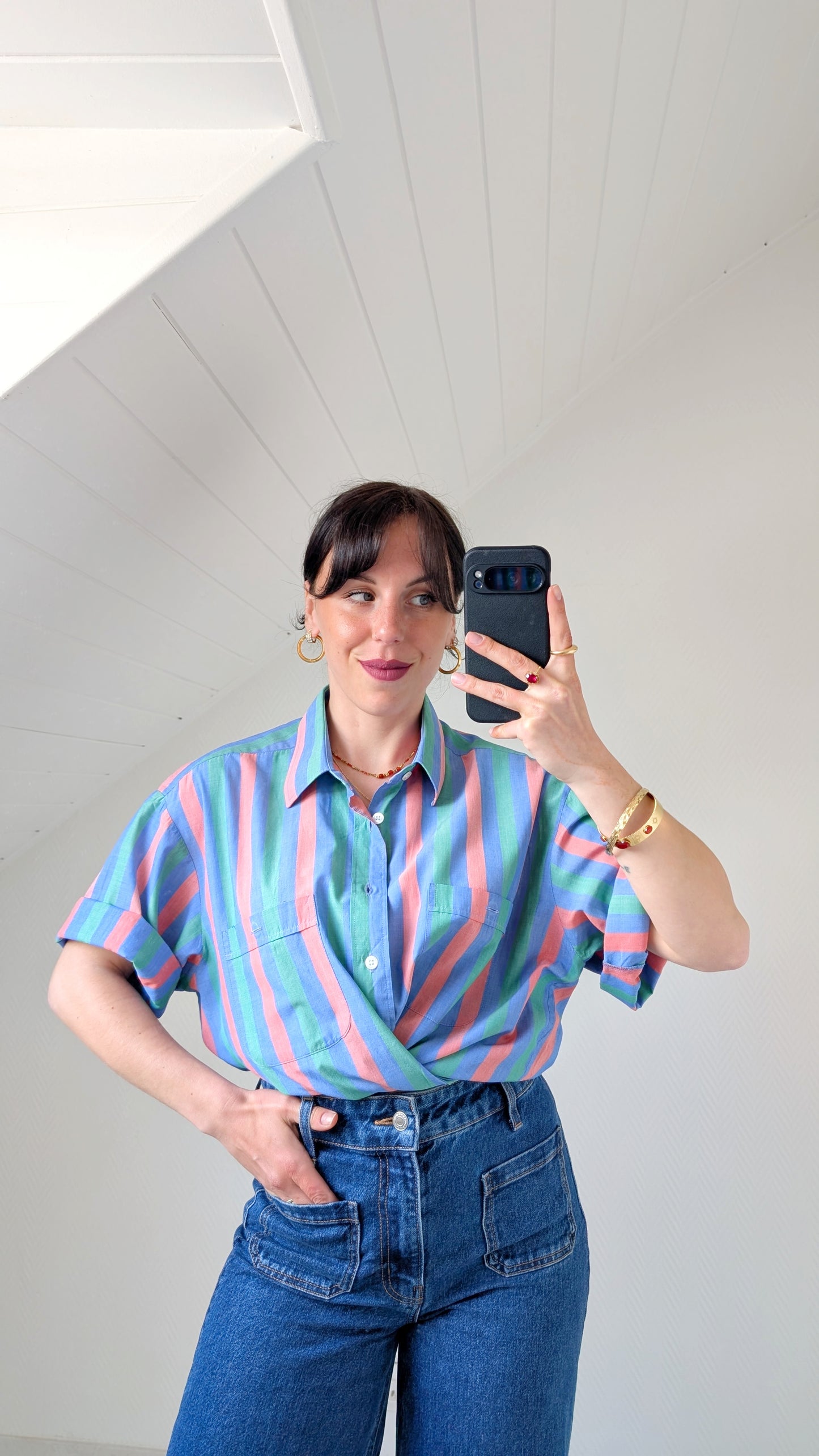 Chemise rayée coton du 34 au 44