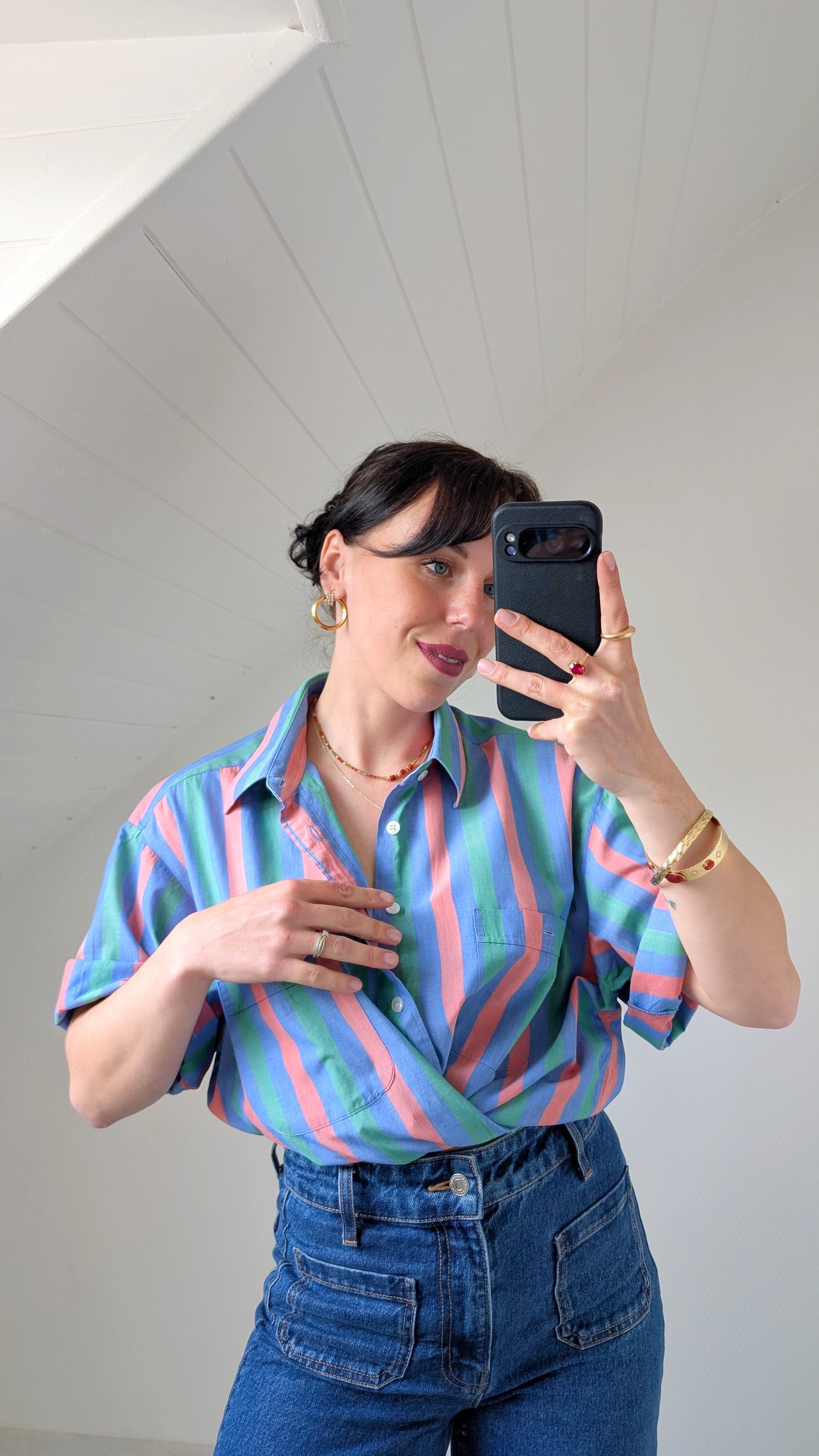 Chemise rayée coton du 34 au 44