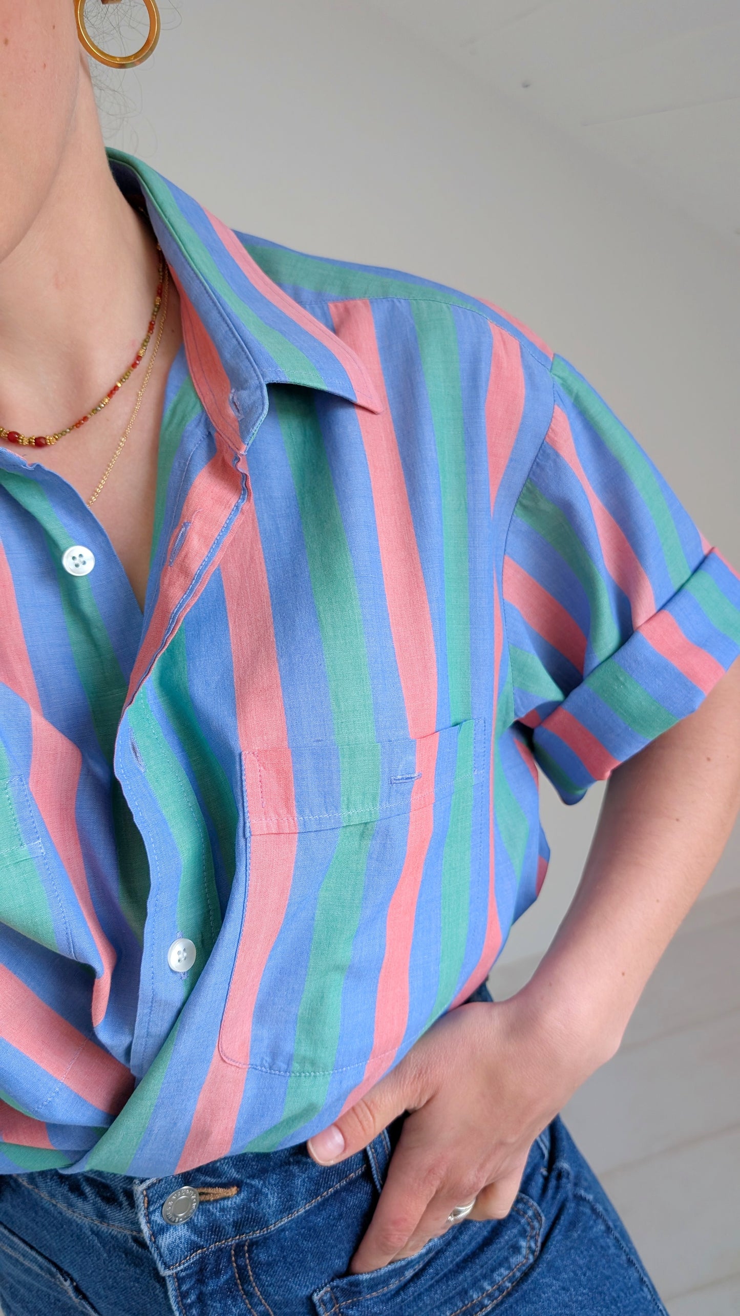 Chemise rayée coton du 34 au 44