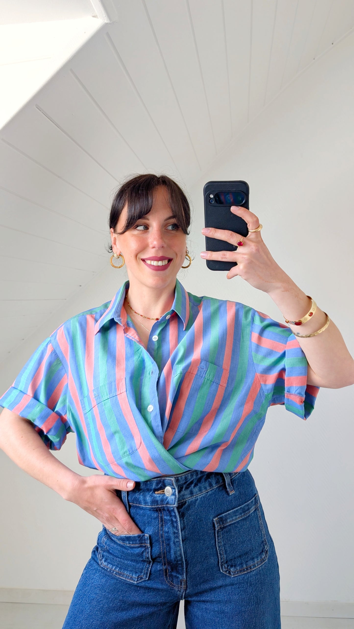 Chemise rayée coton du 34 au 44