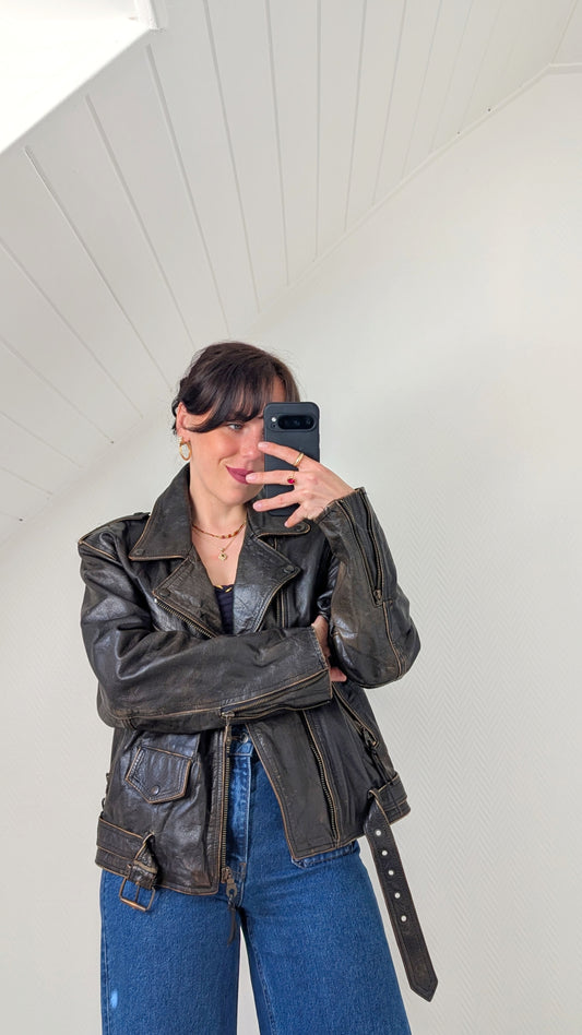 Perfecto cuir 80s T40-42