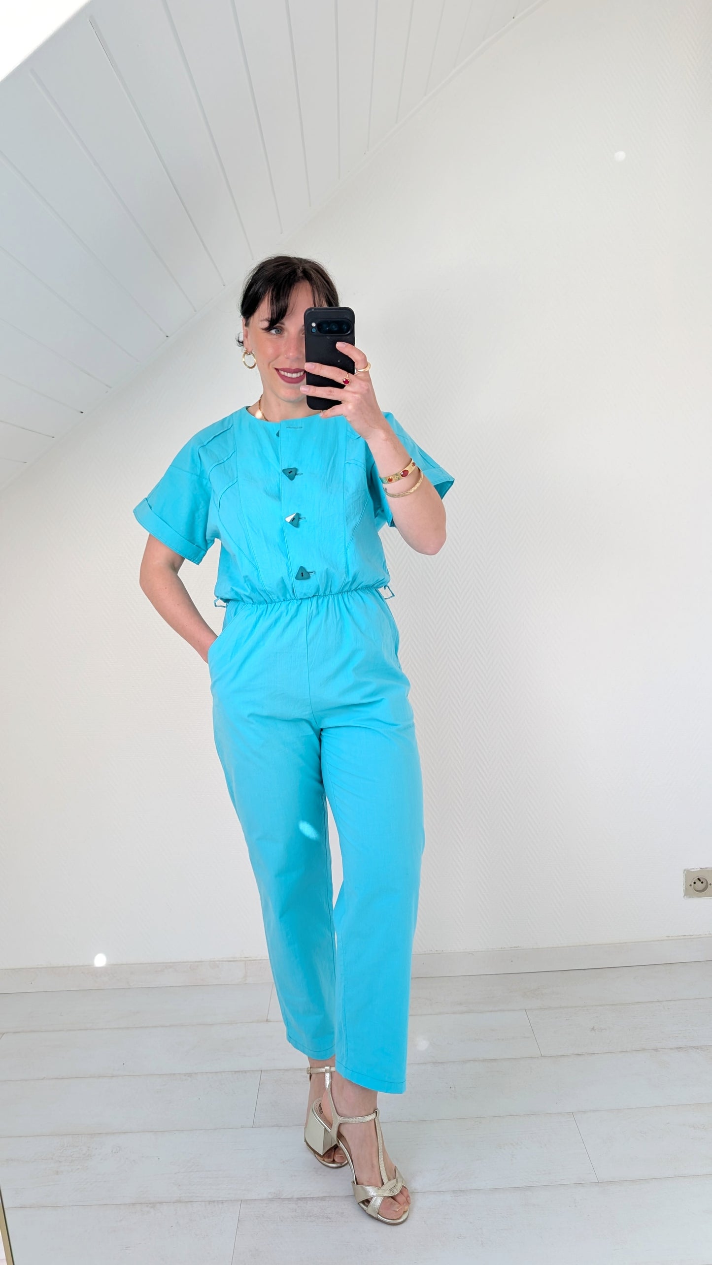 Combinaison coton 80s T36-38