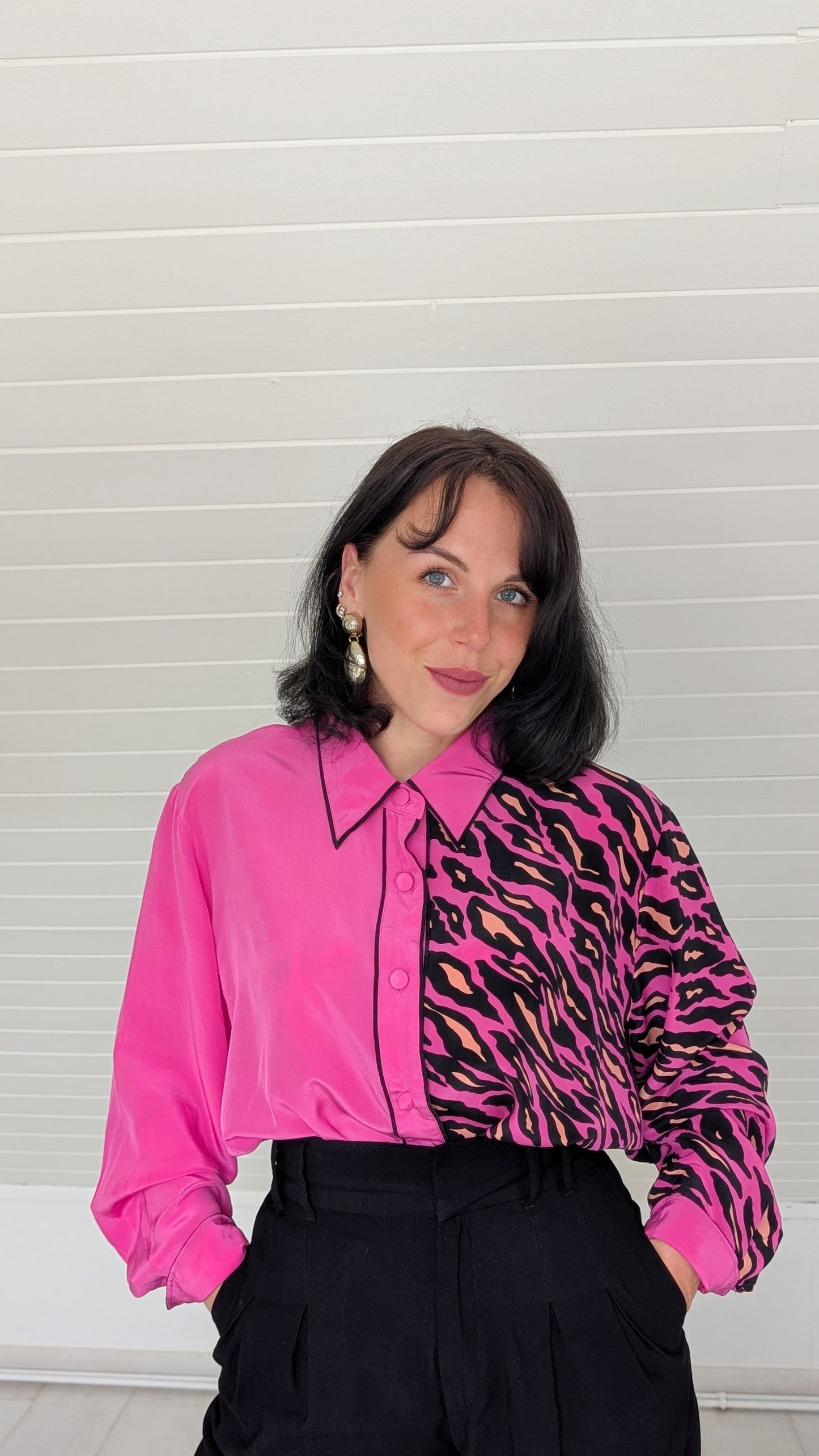 Blouse soie 1980 du 34 au 44