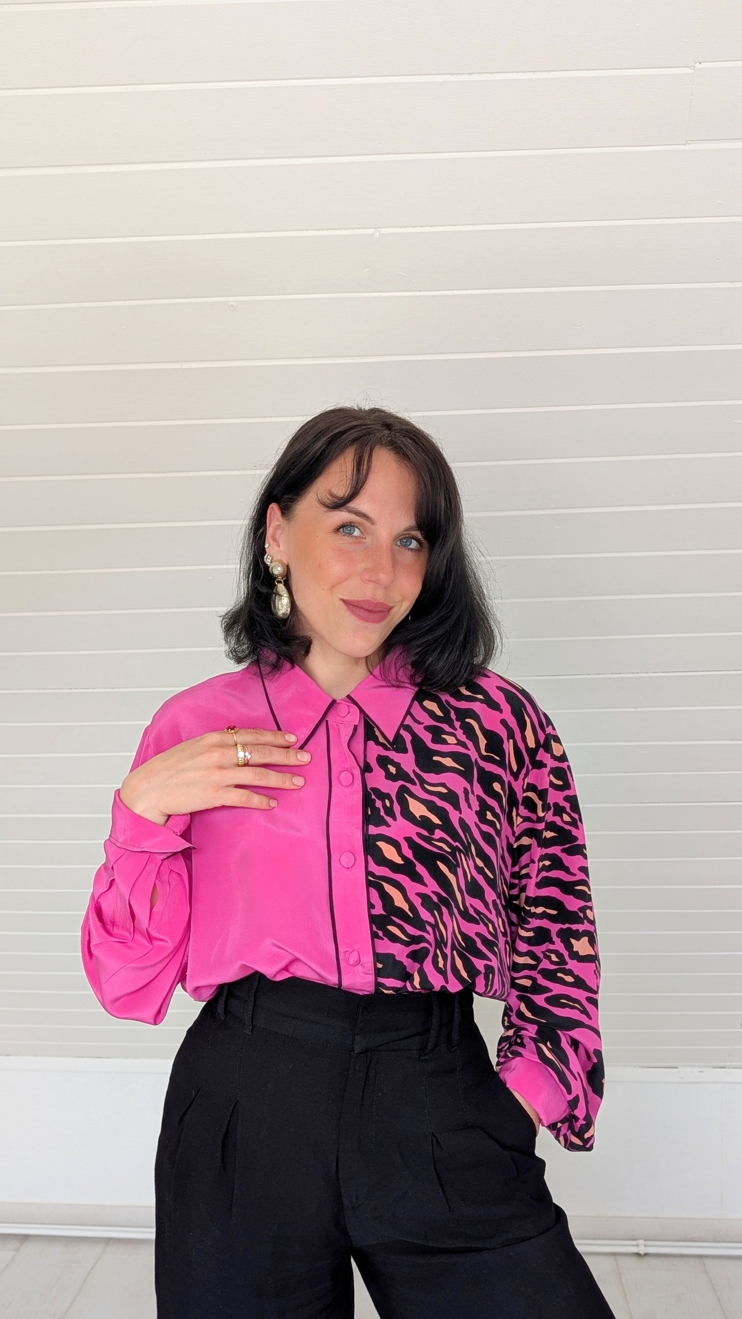 Blouse soie 1980 du 34 au 44