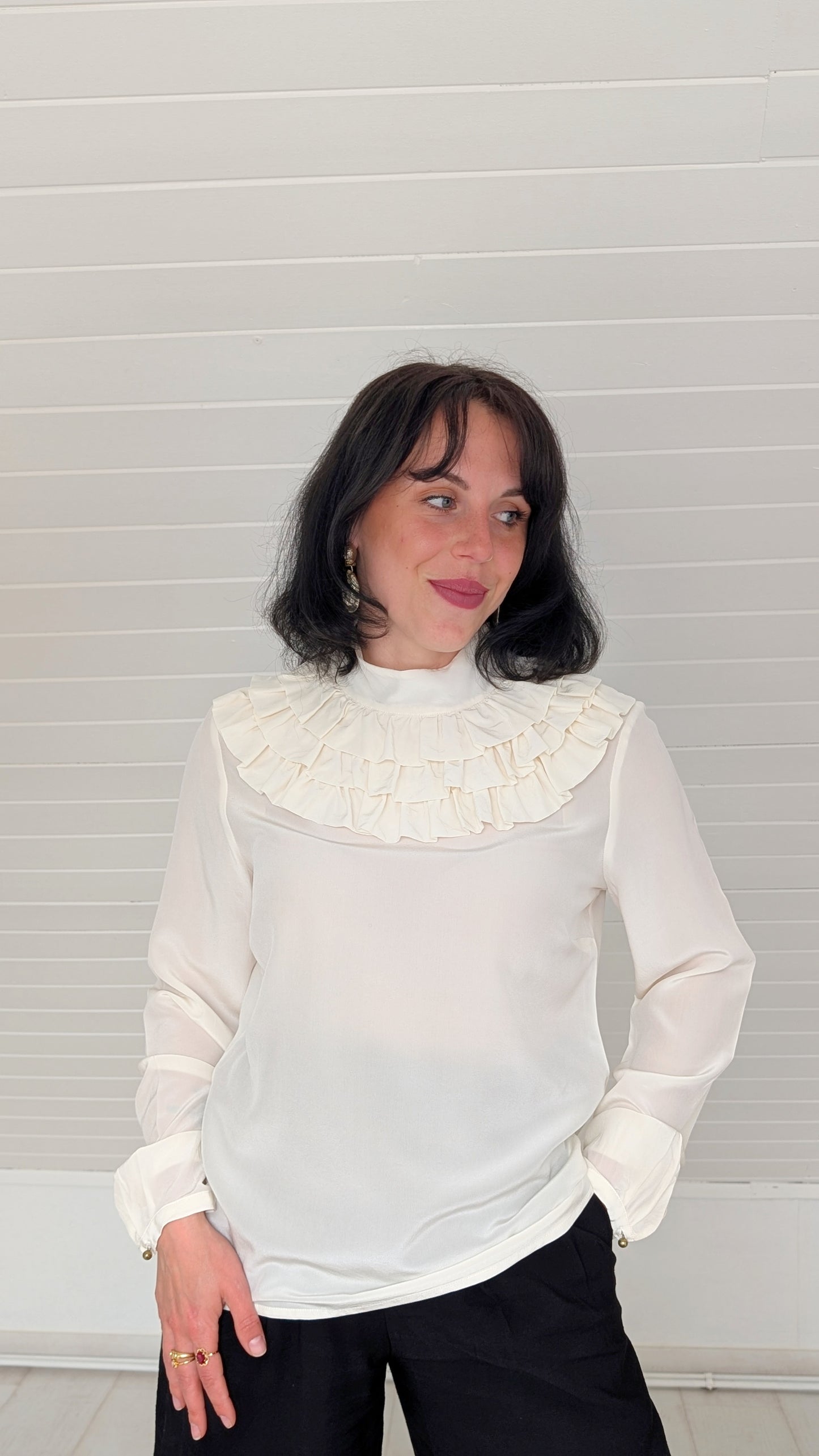 Blouse en soie élégante T38