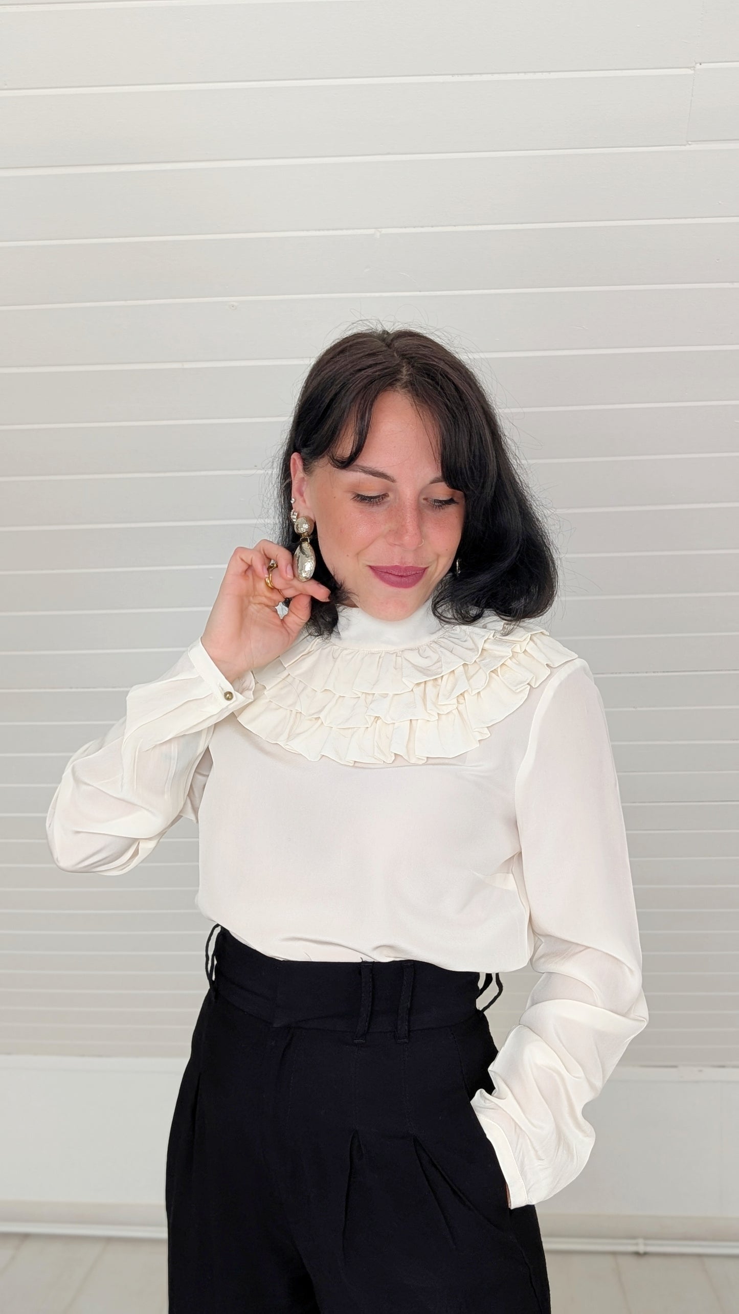 Blouse en soie élégante T38