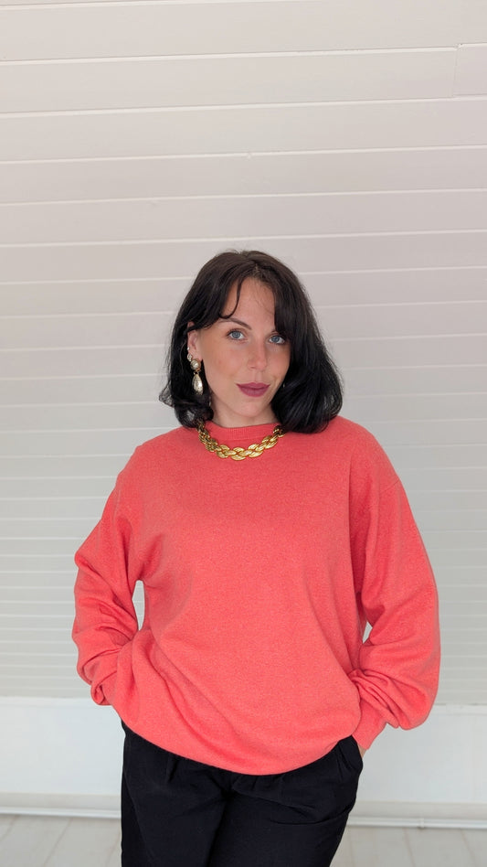 Pull laine douce corail T40-42