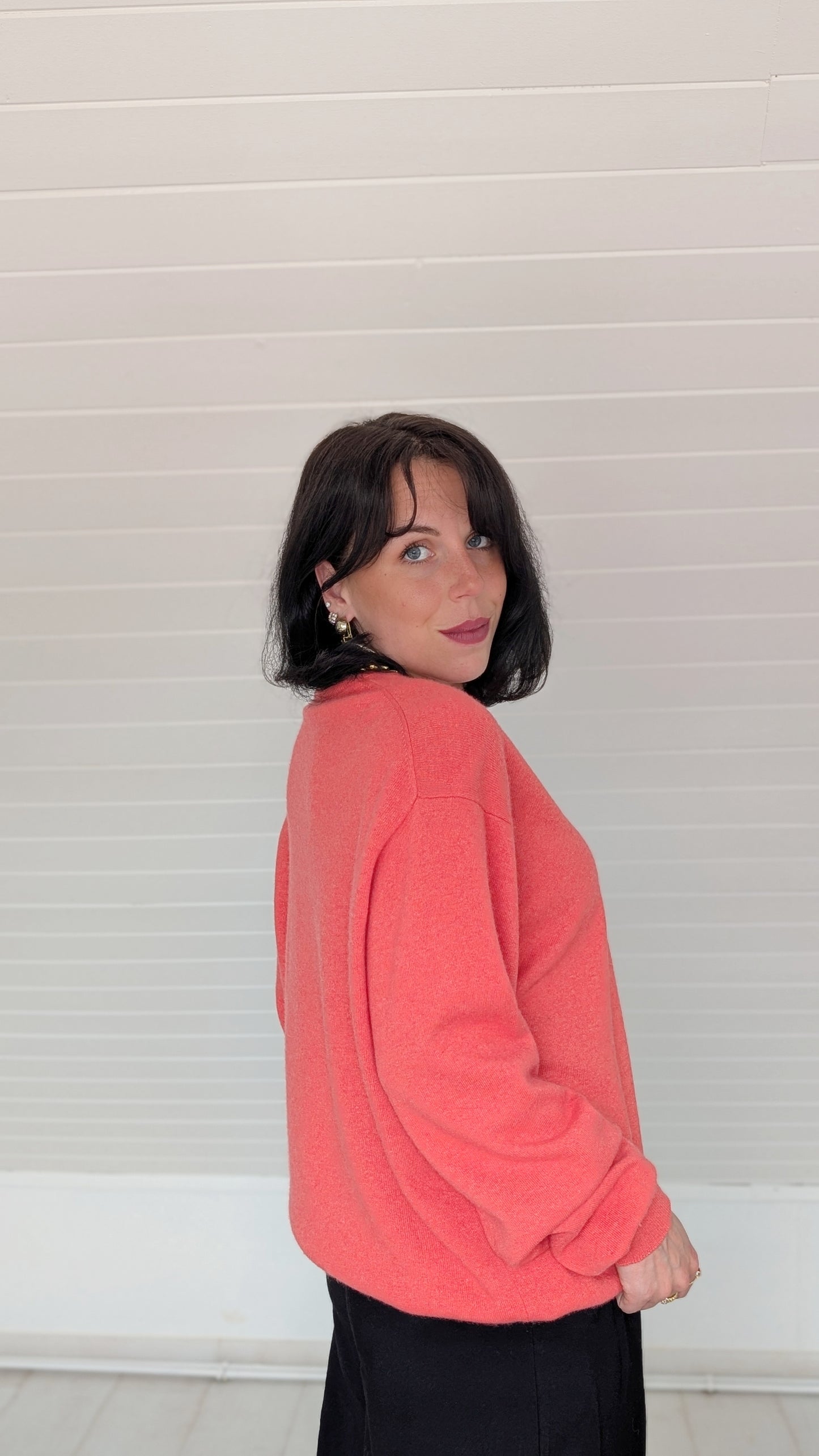 Pull laine douce corail T40-42