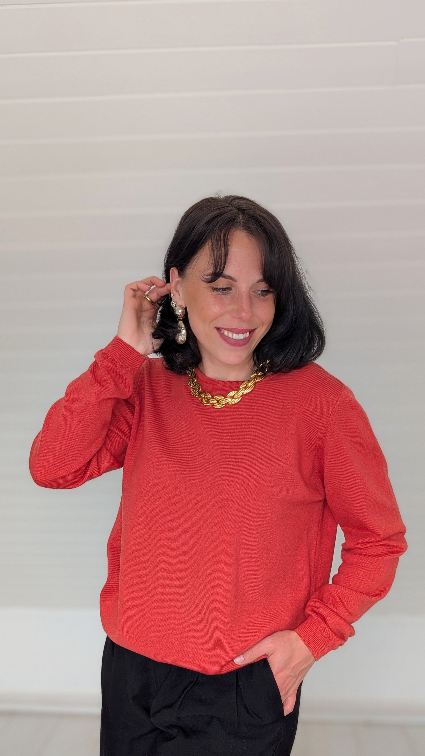 Pull en laine d'agneau T40-42