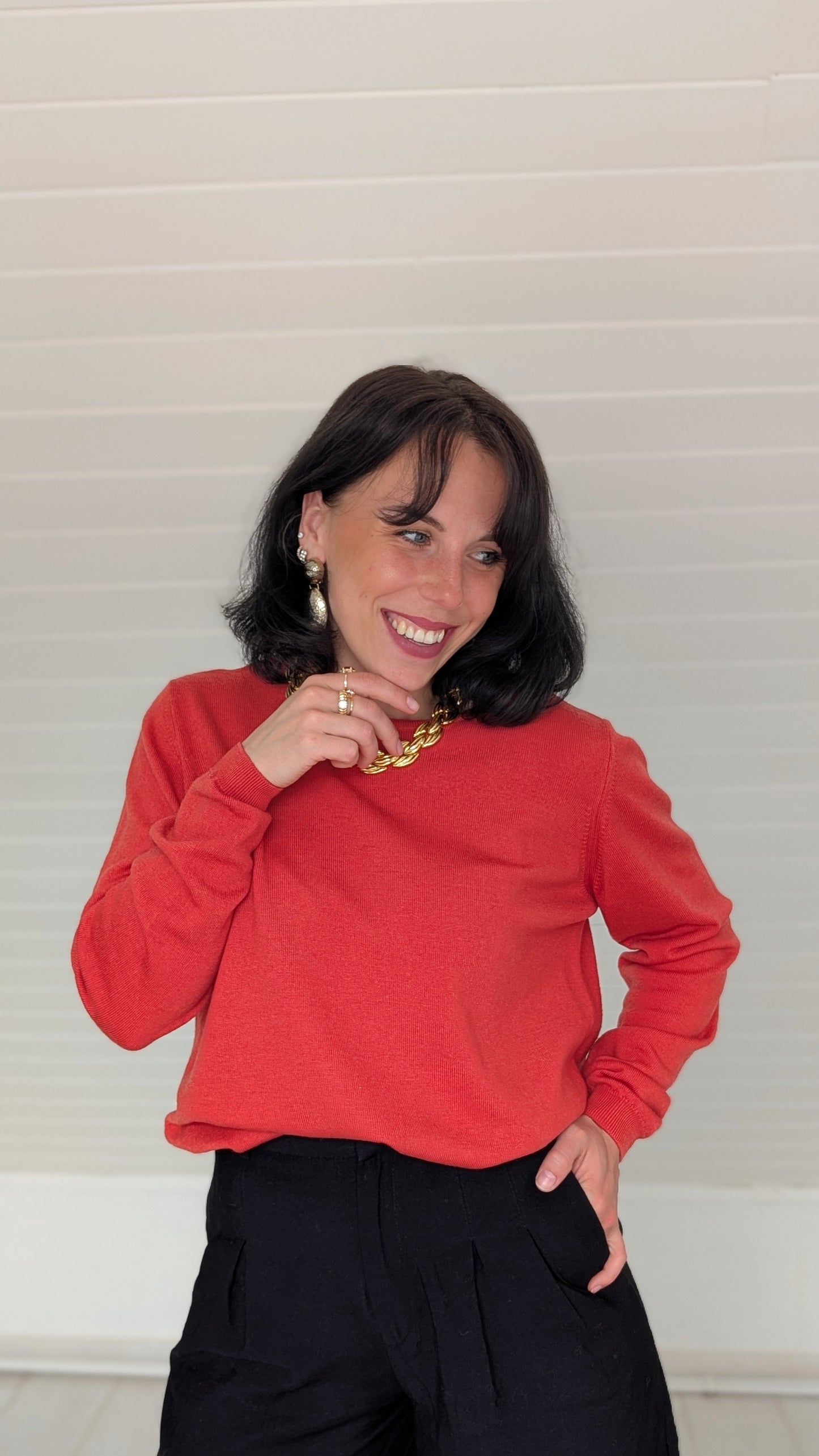 Pull en laine d'agneau T40-42