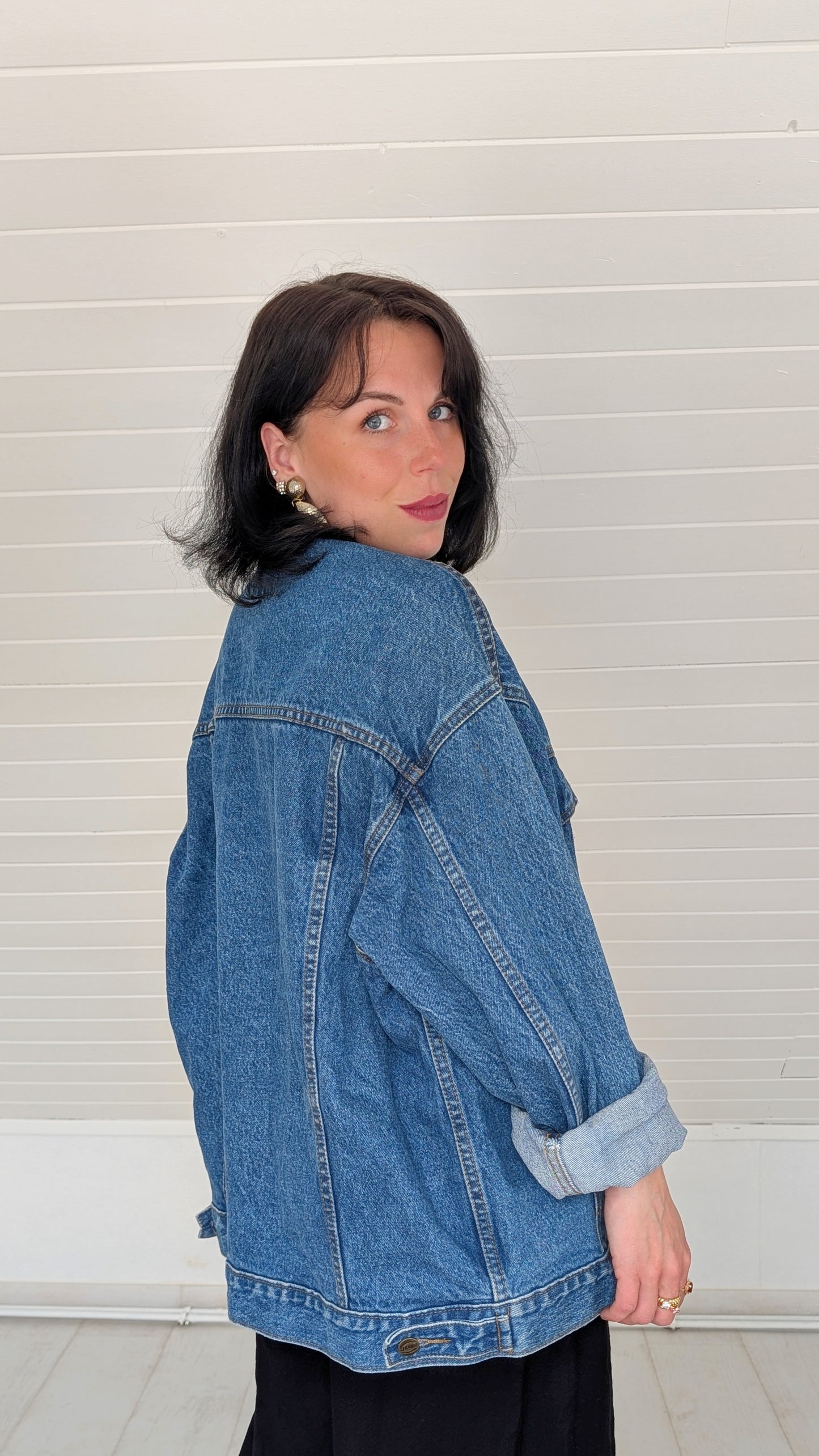 Veste jeans oversize 80s T40-42-44