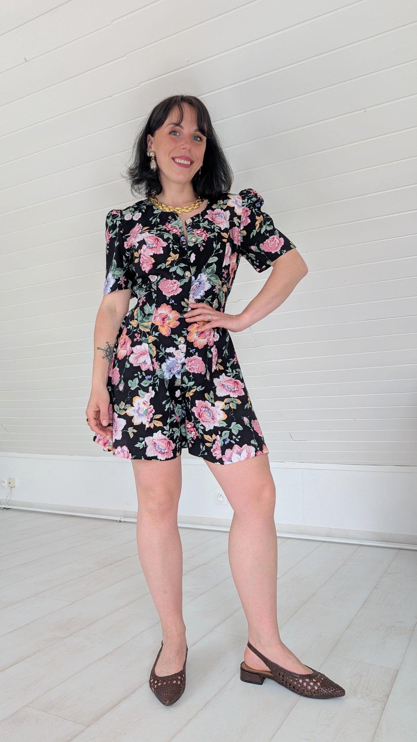 Combishort viscose 1980 T36