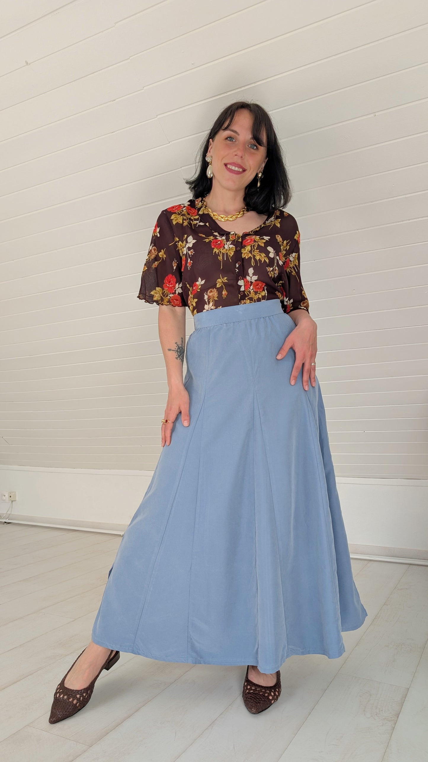 Jupe en viscose T36