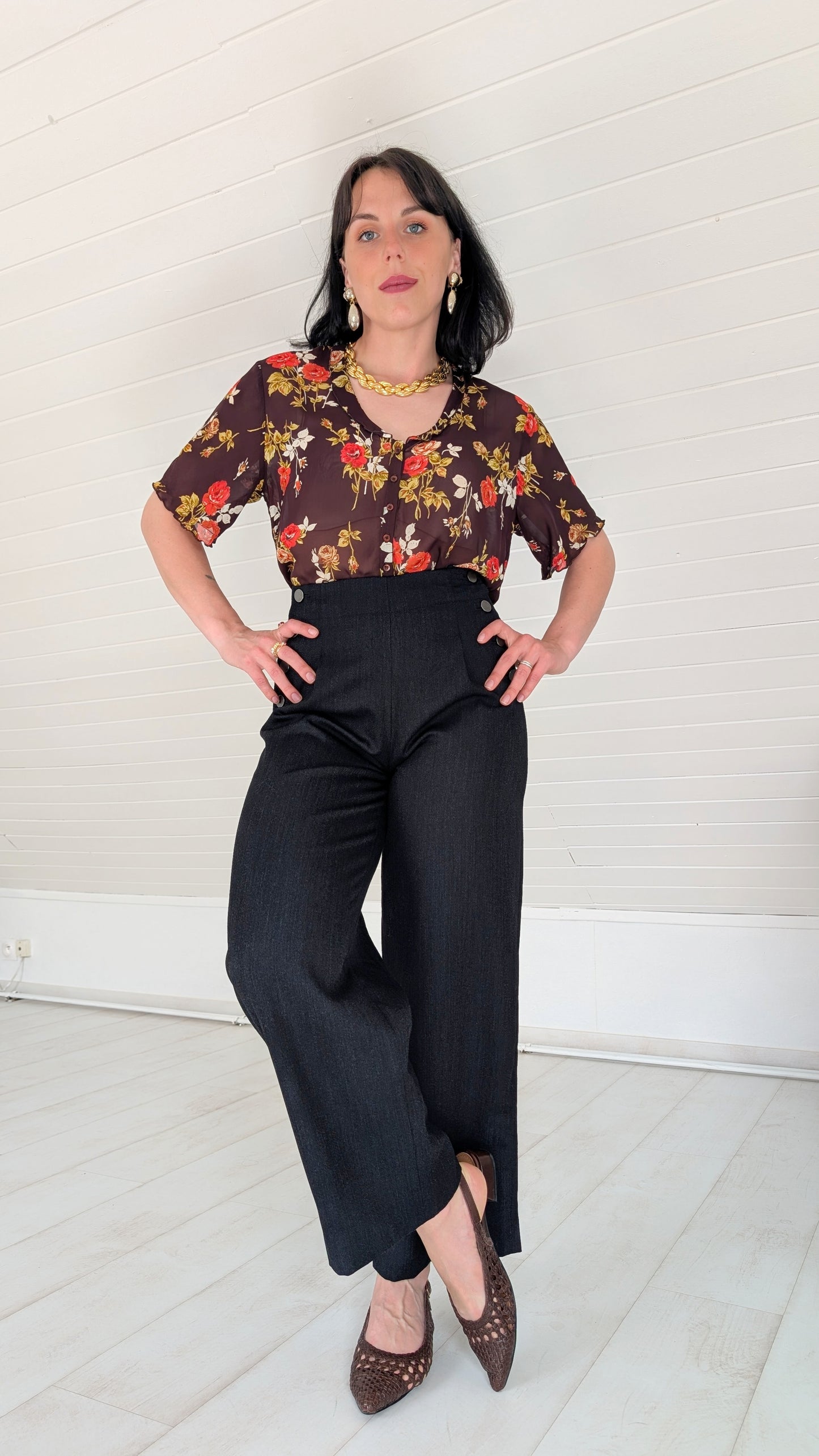 Pantalon taille haute T34