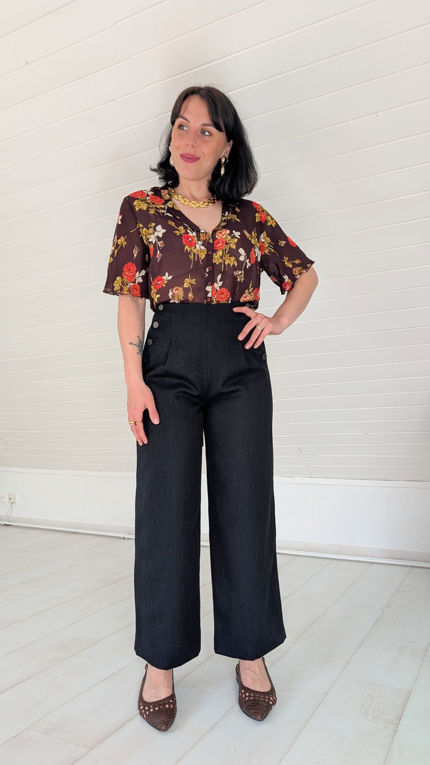 Pantalon taille haute T34