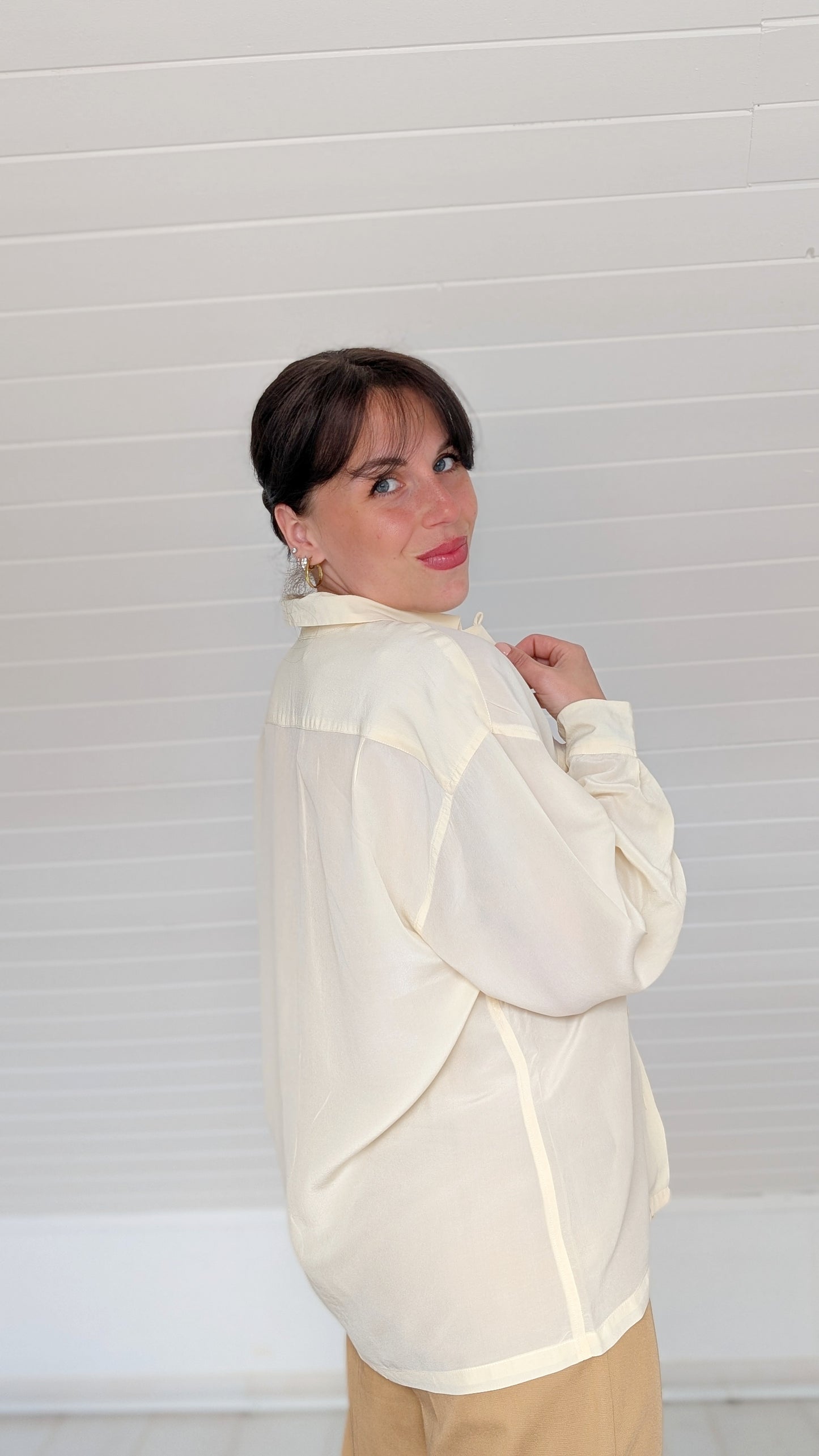 Blouse soie 90s du 34 au 42