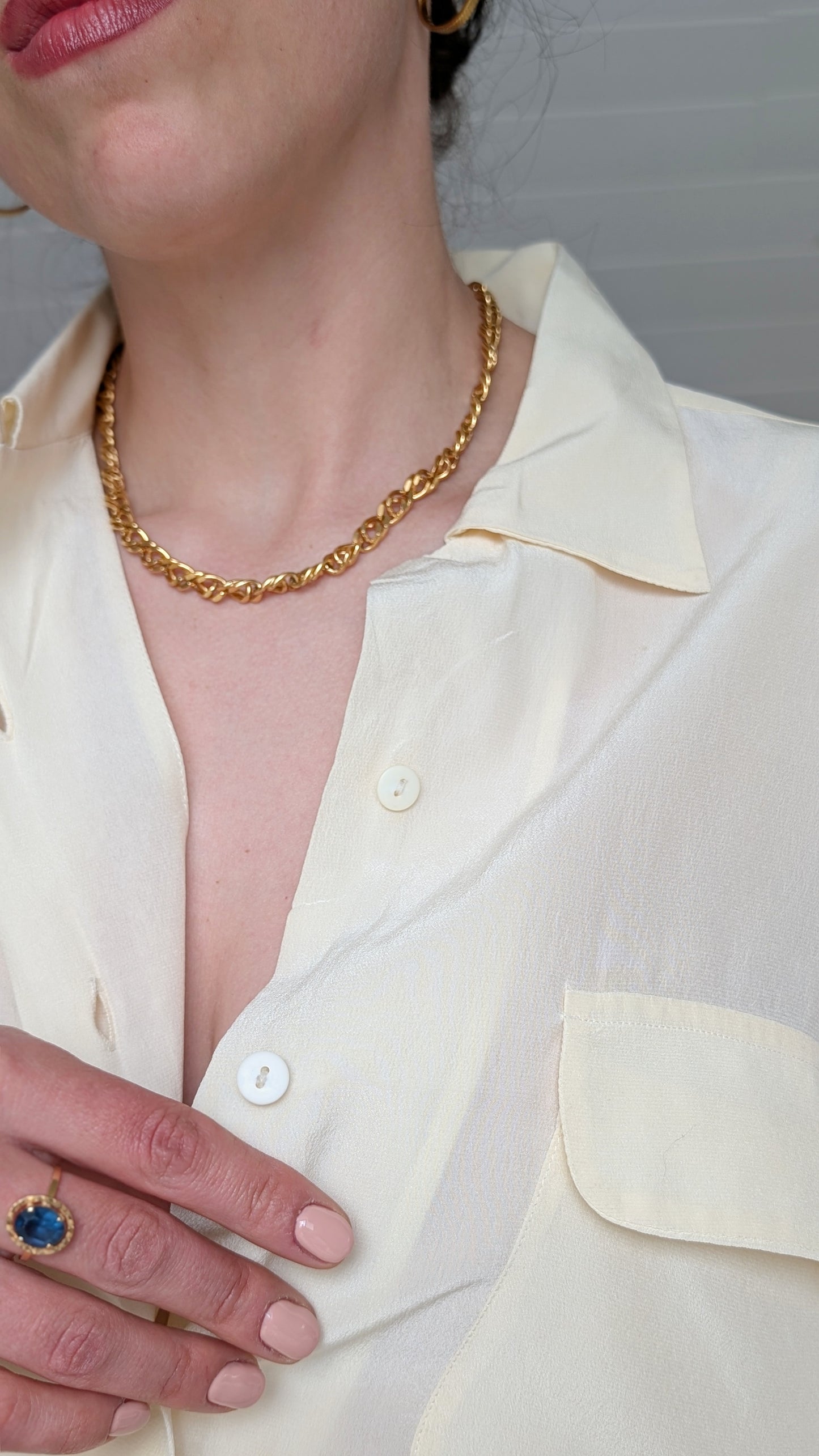 Blouse soie 90s du 34 au 42