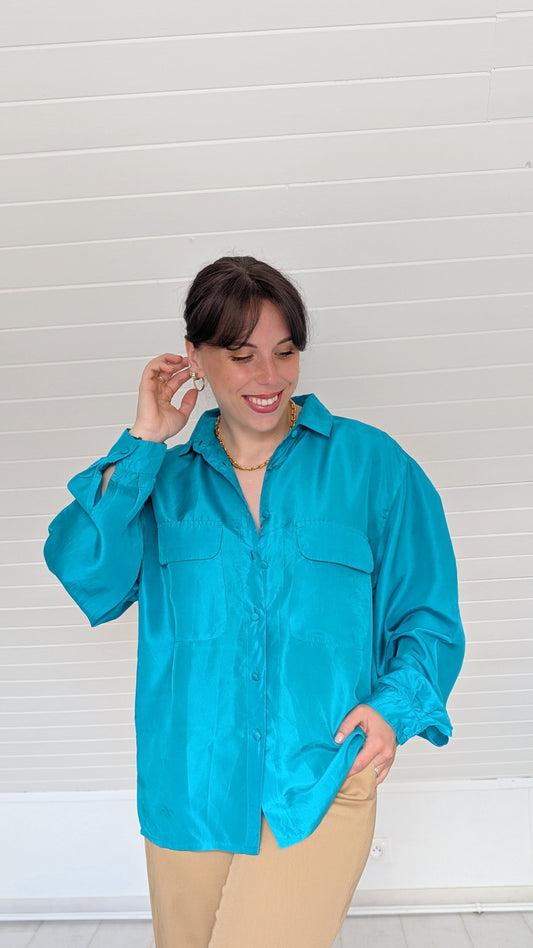 Blouse soie 90s du 34 au 42