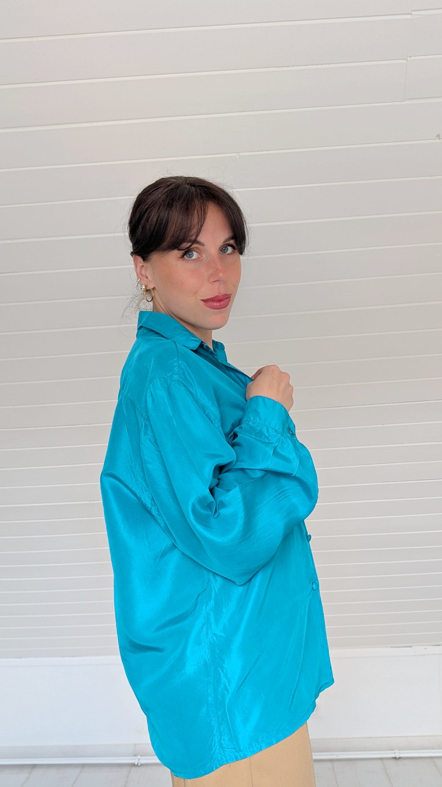 Blouse soie 90s du 34 au 42