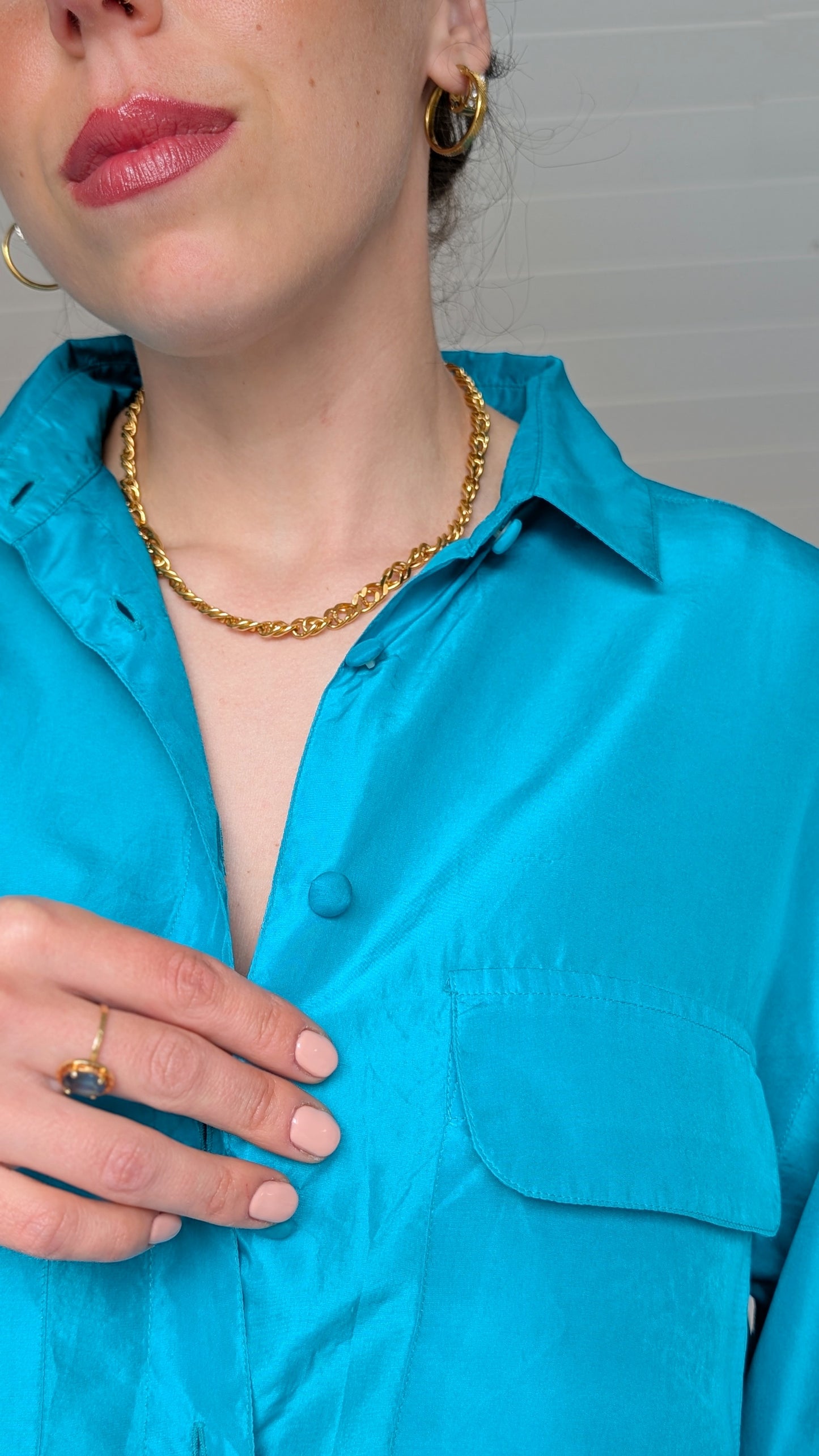 Blouse soie 90s du 34 au 42