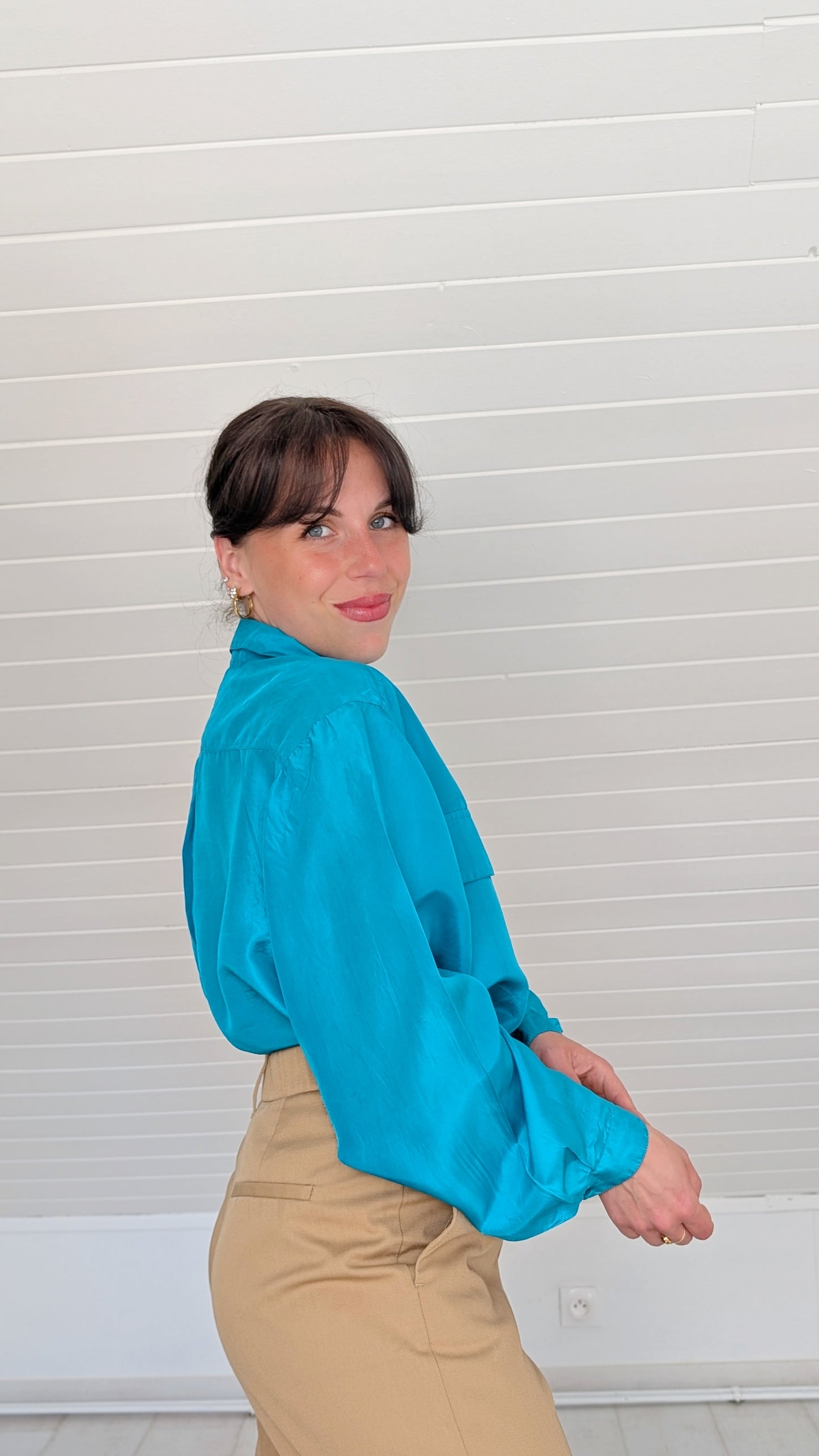 Blouse soie 90s du 34 au 42