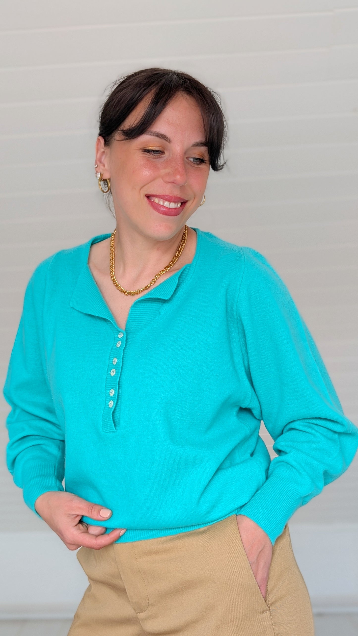 Pull laine fabriqué en Italie T38
