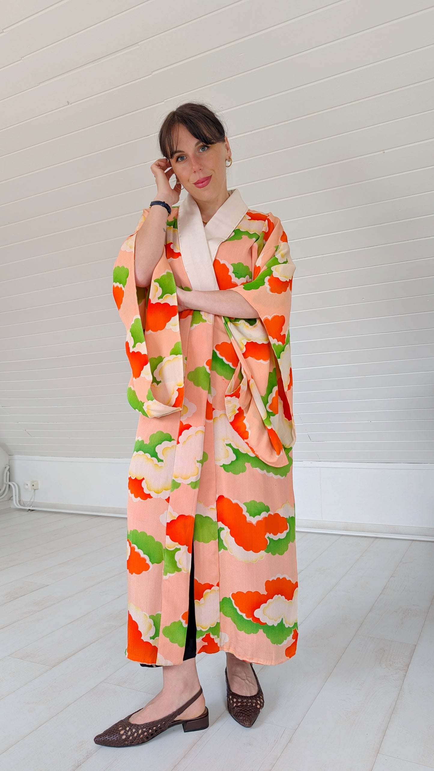 Kimono ancien 1940 en pure soie
