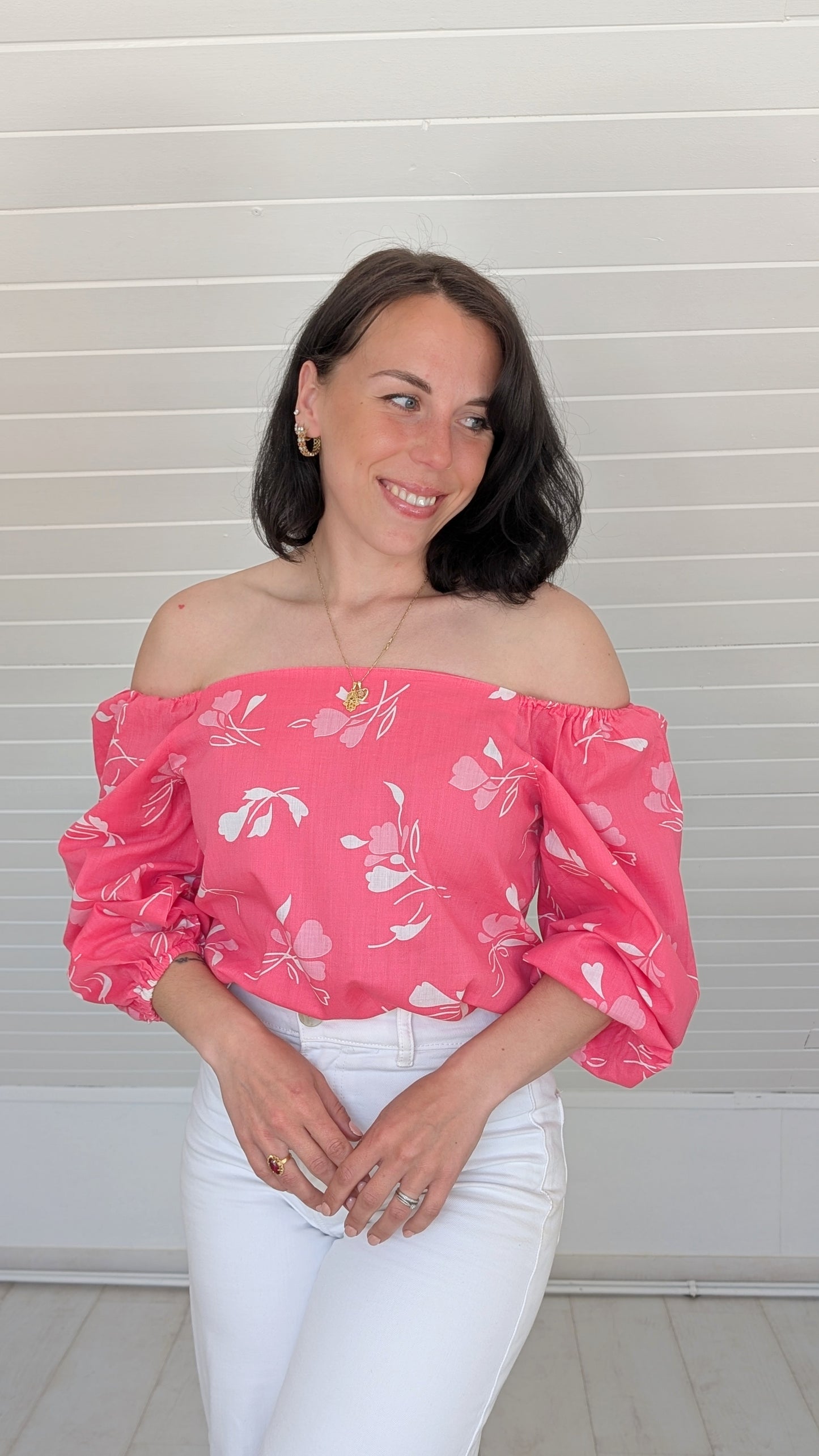 Blouse 70s coton T36-38