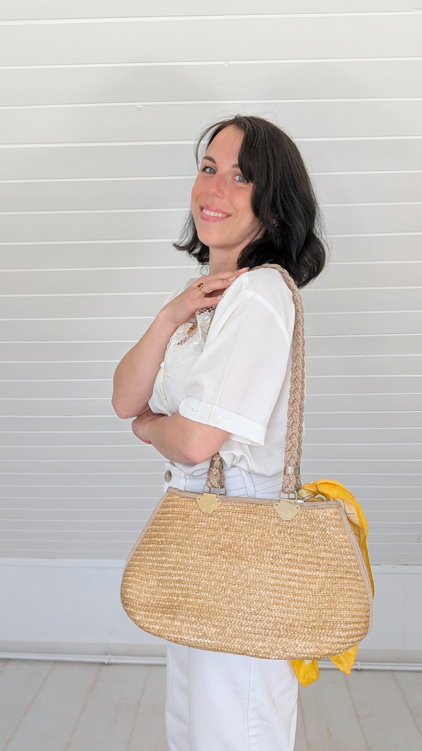 Sac Raphia 80s