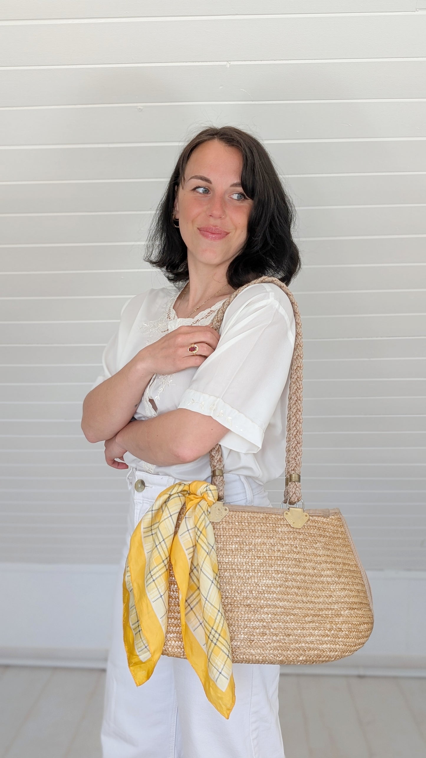 Sac Raphia 80s