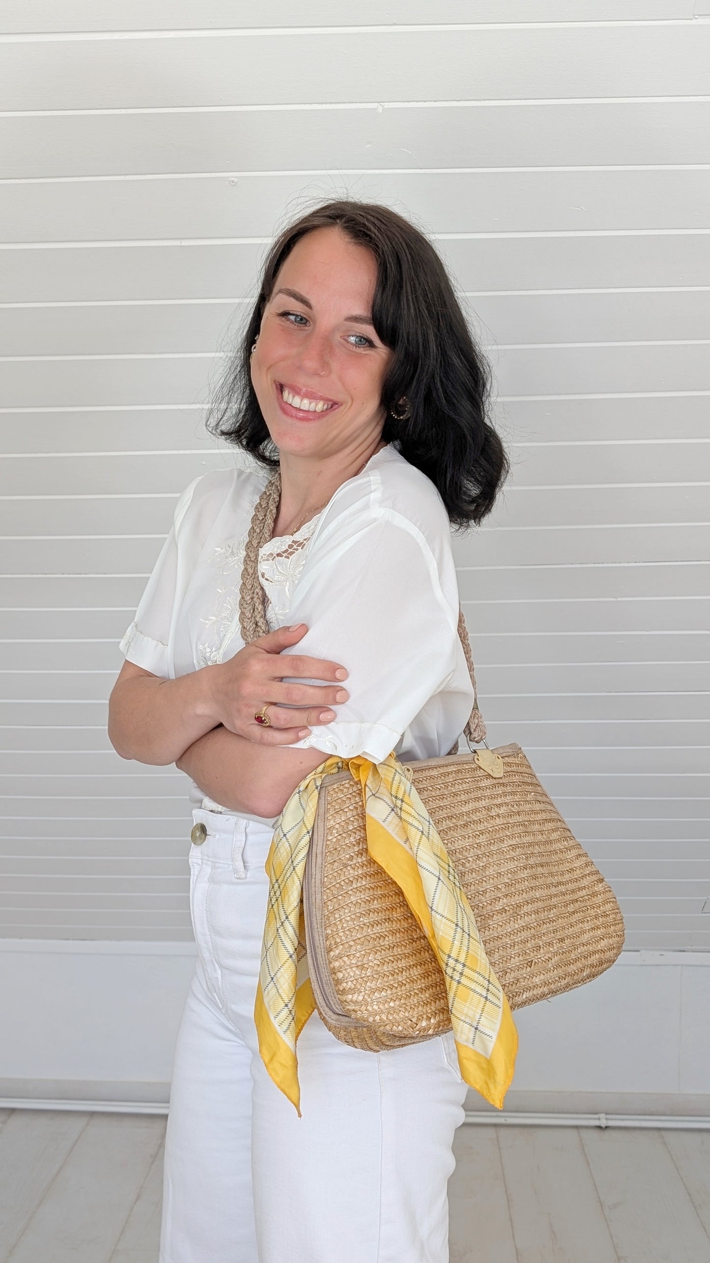 Sac Raphia 80s