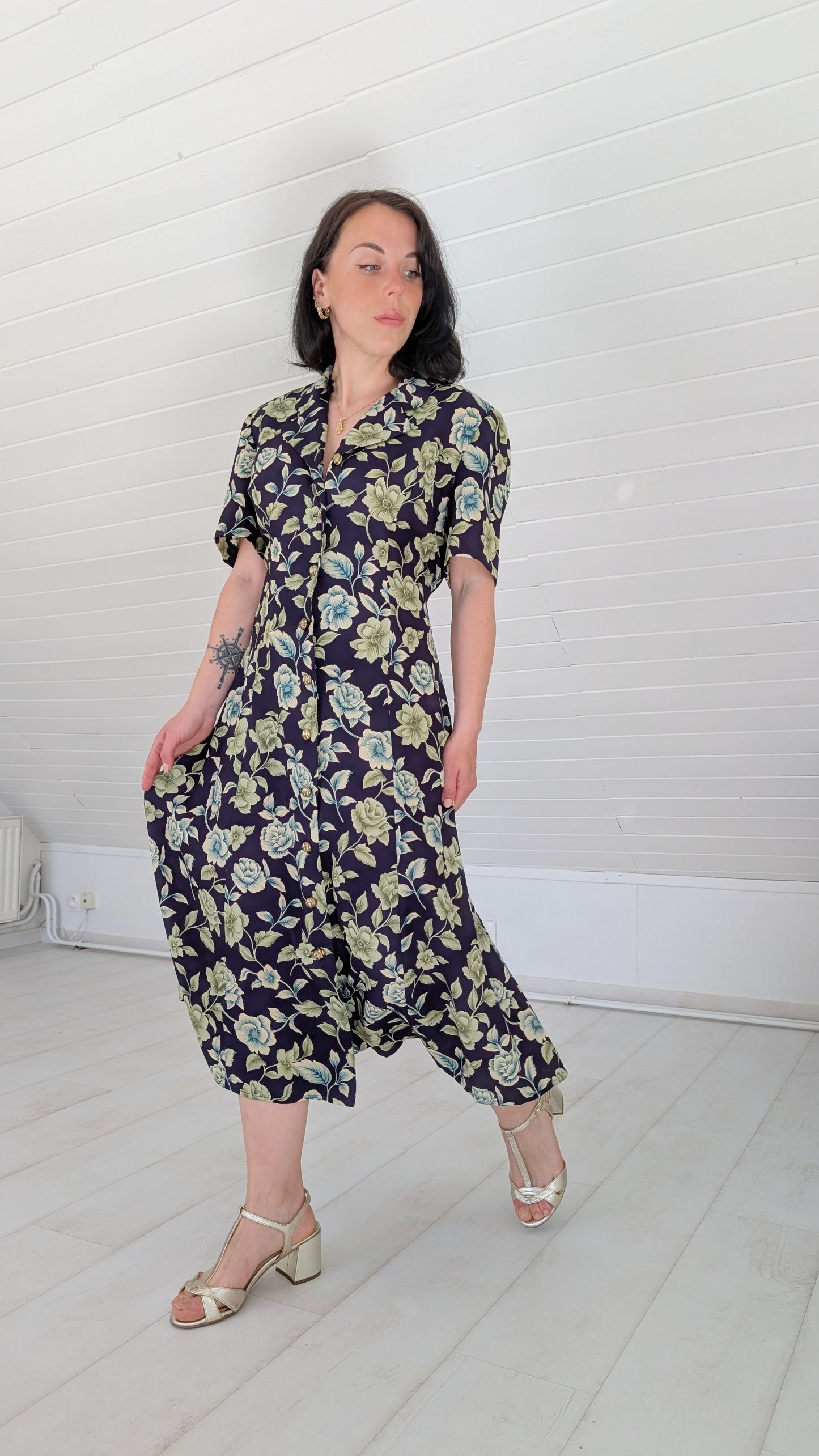 Robe 90s viscose T42