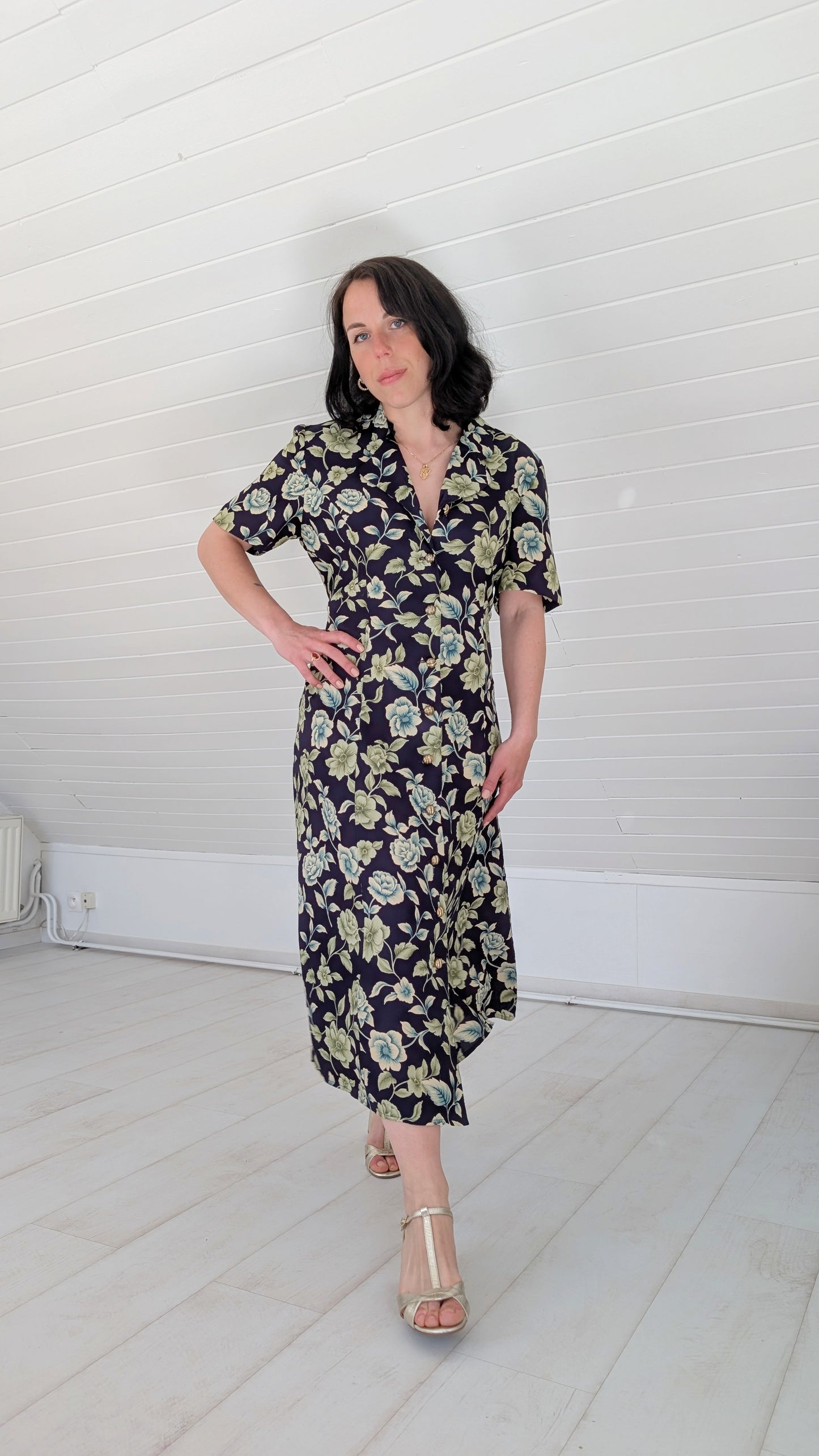 Robe 90s viscose T42