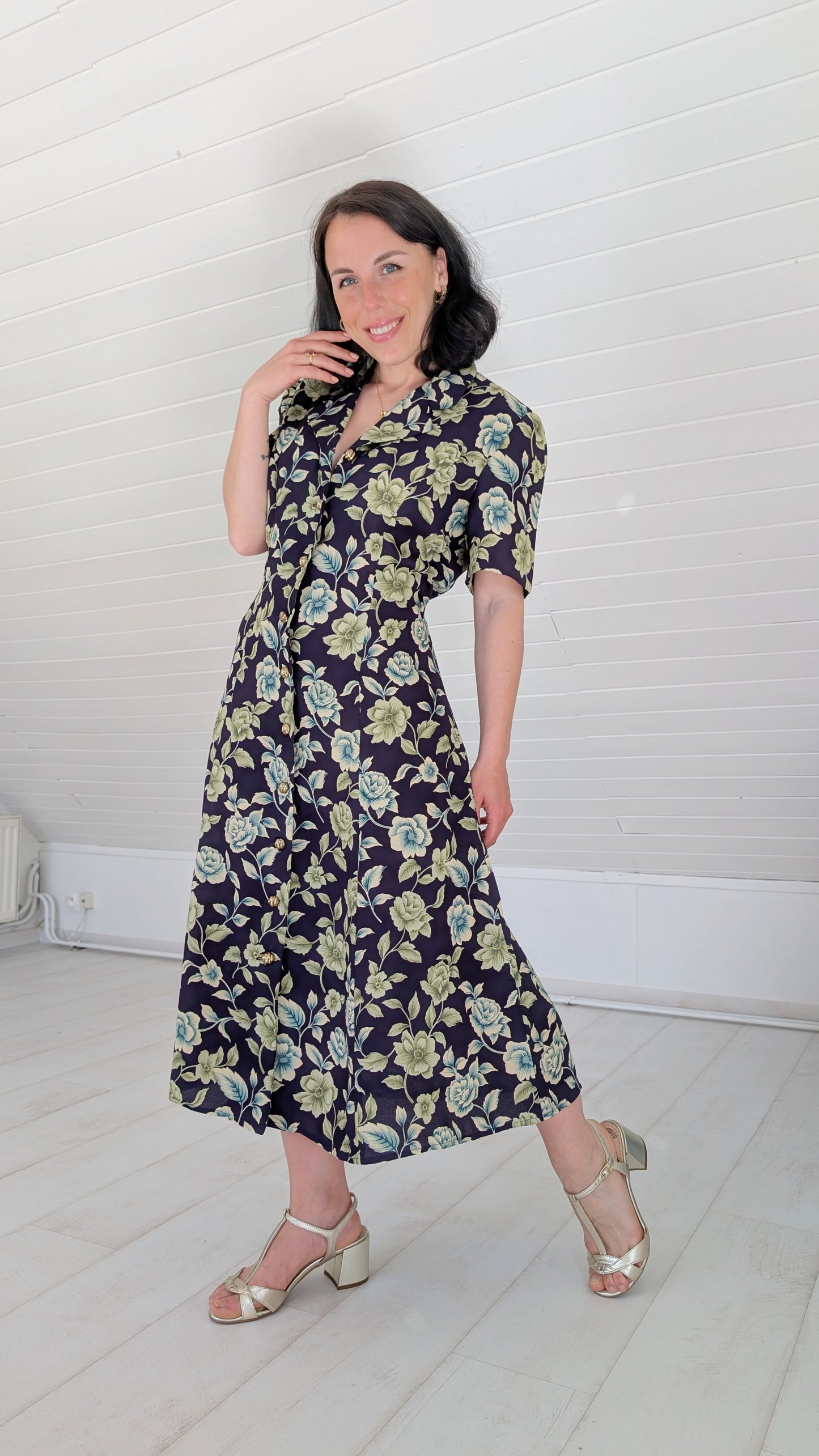 Robe 90s viscose T42