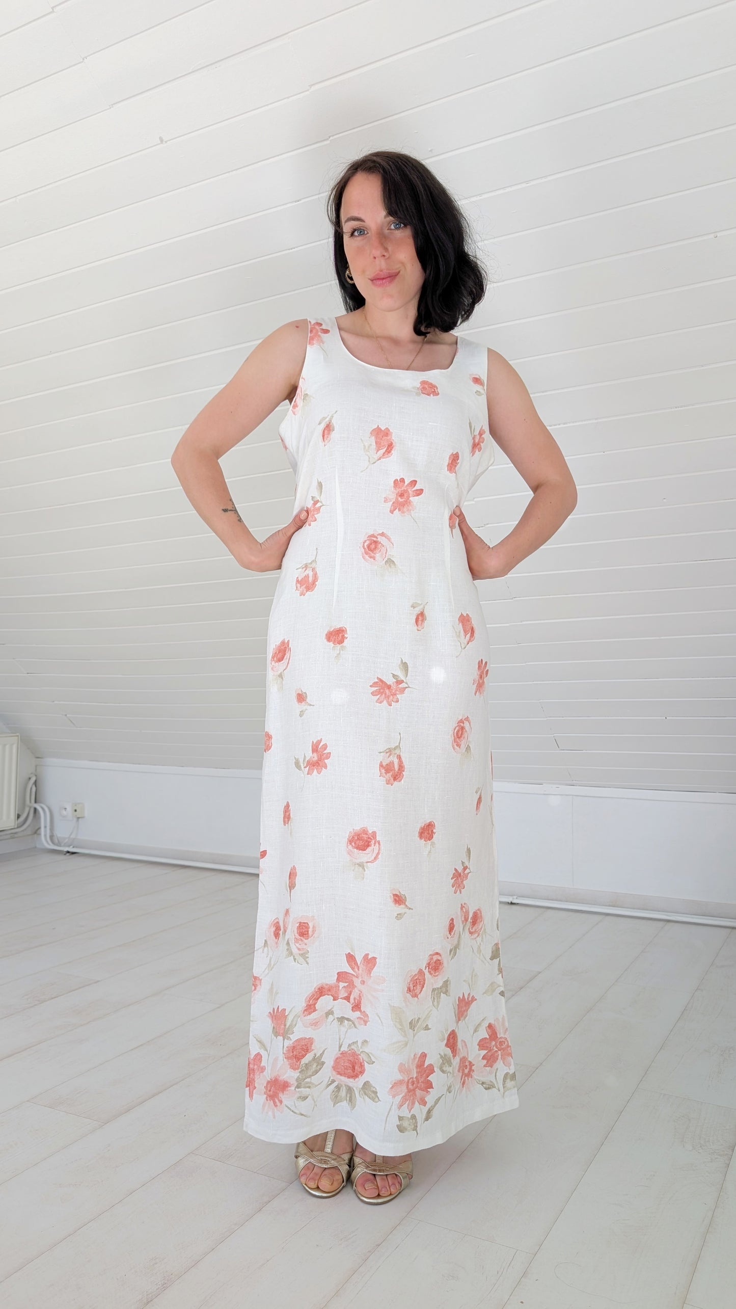 Robe 100% lin 90s T42