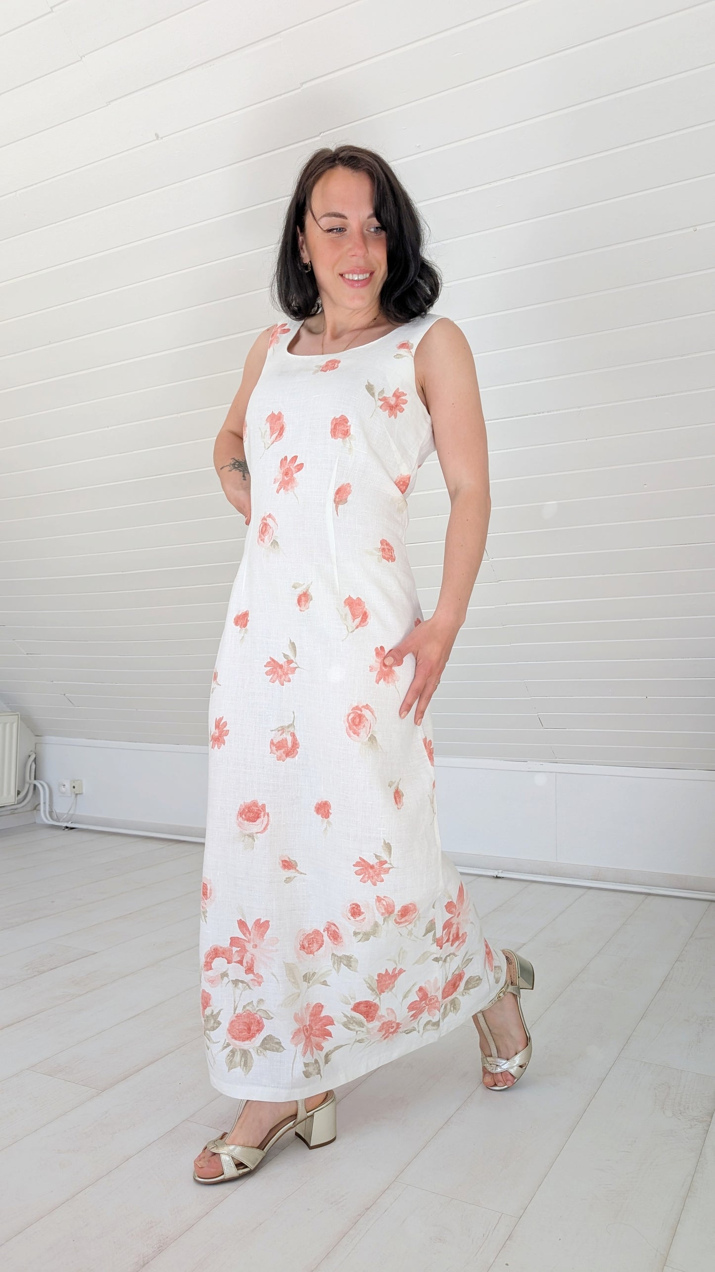 Robe 100% lin 90s T42