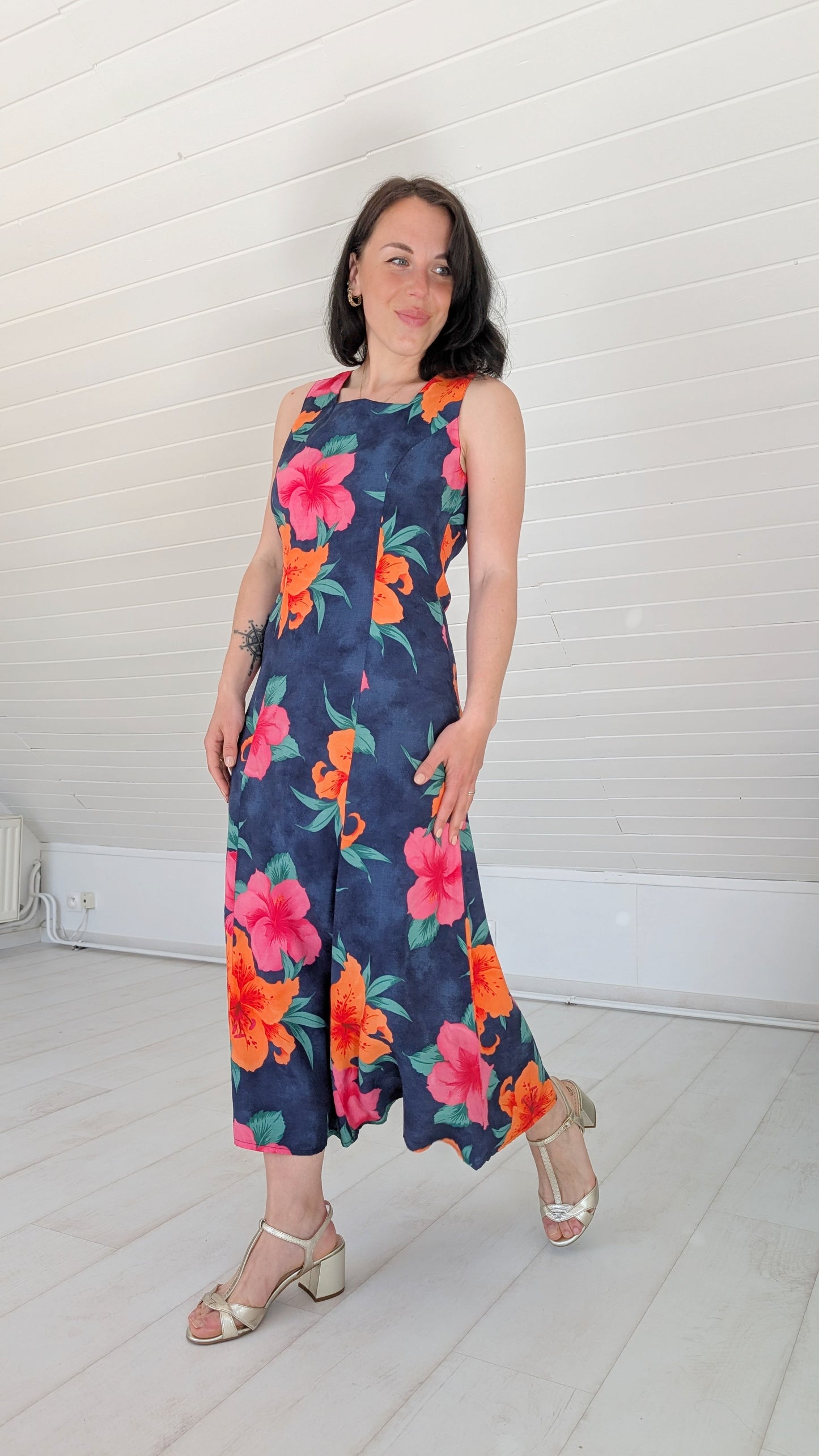 Robe 90s viscose T36