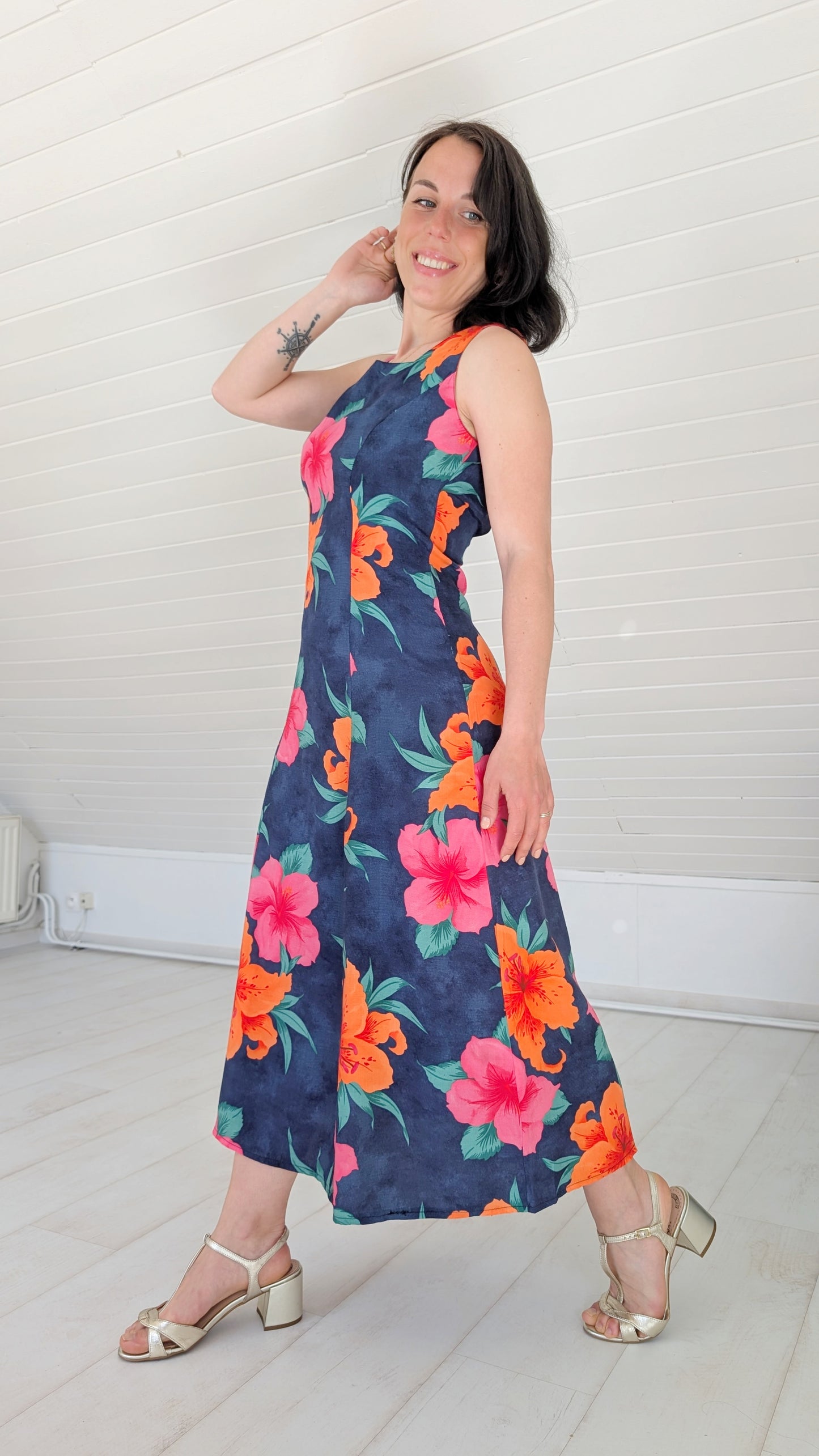 Robe 90s viscose T36