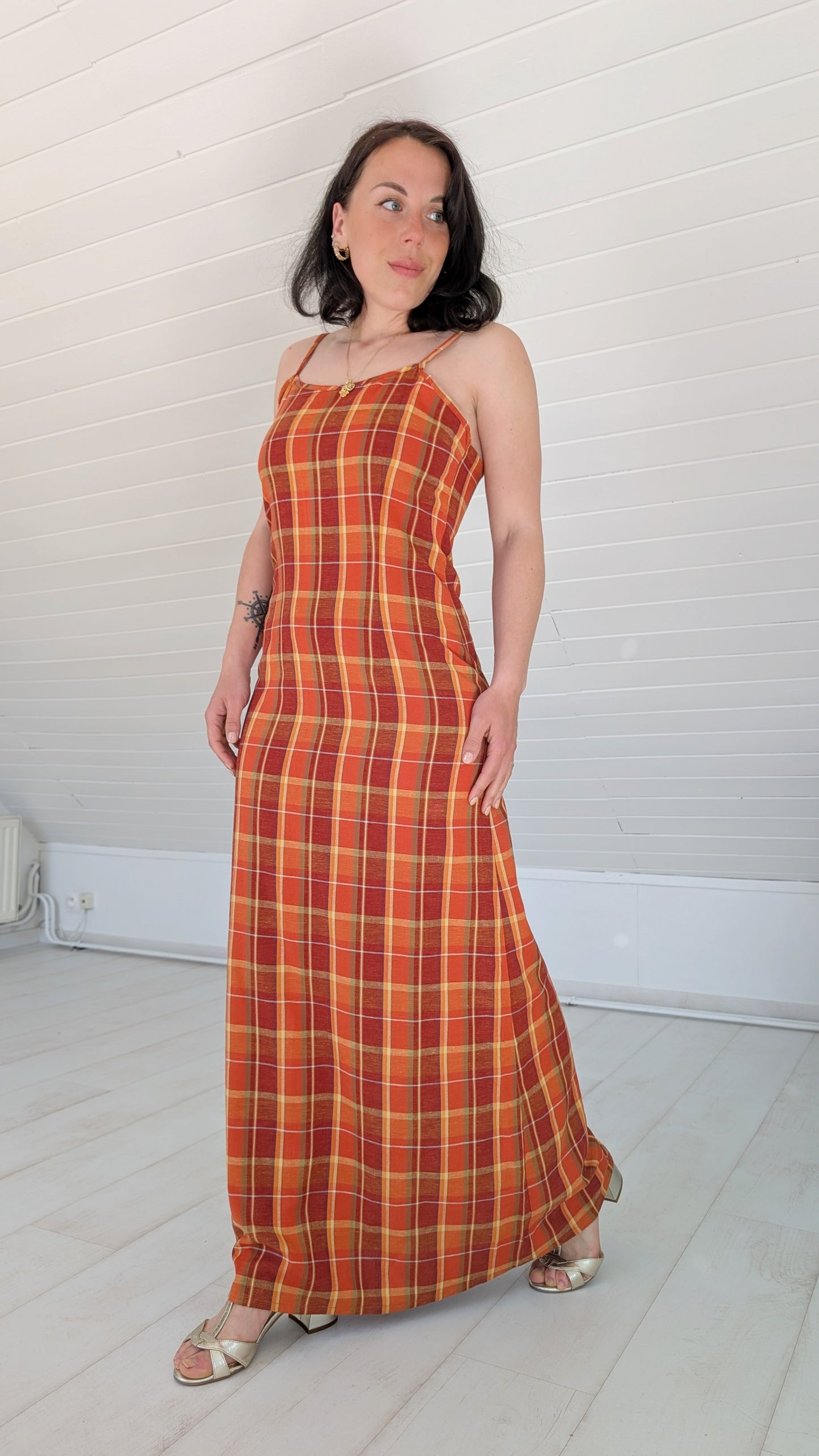 Robe viscose/lin 90s T36