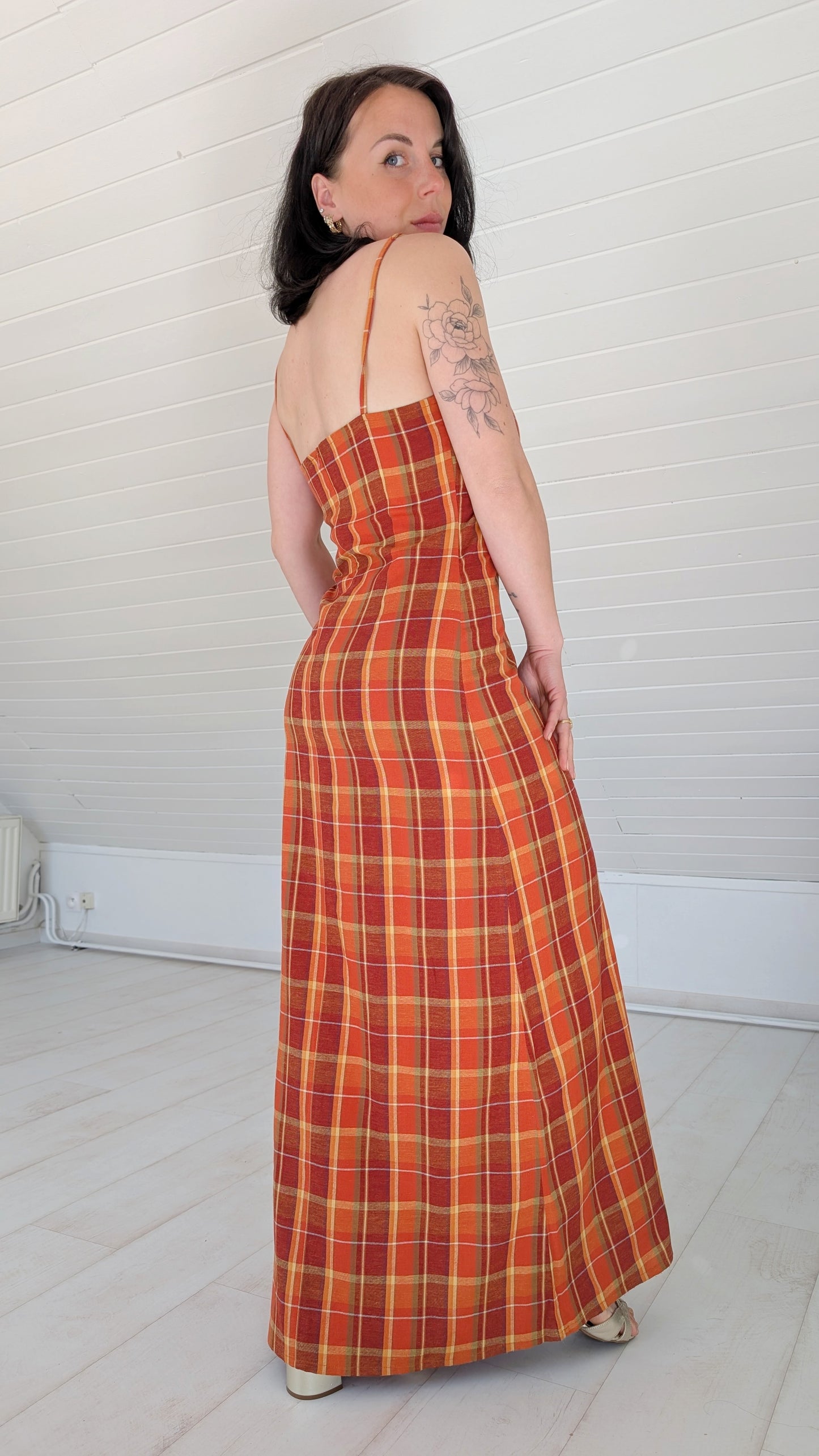 Robe viscose/lin 90s T36